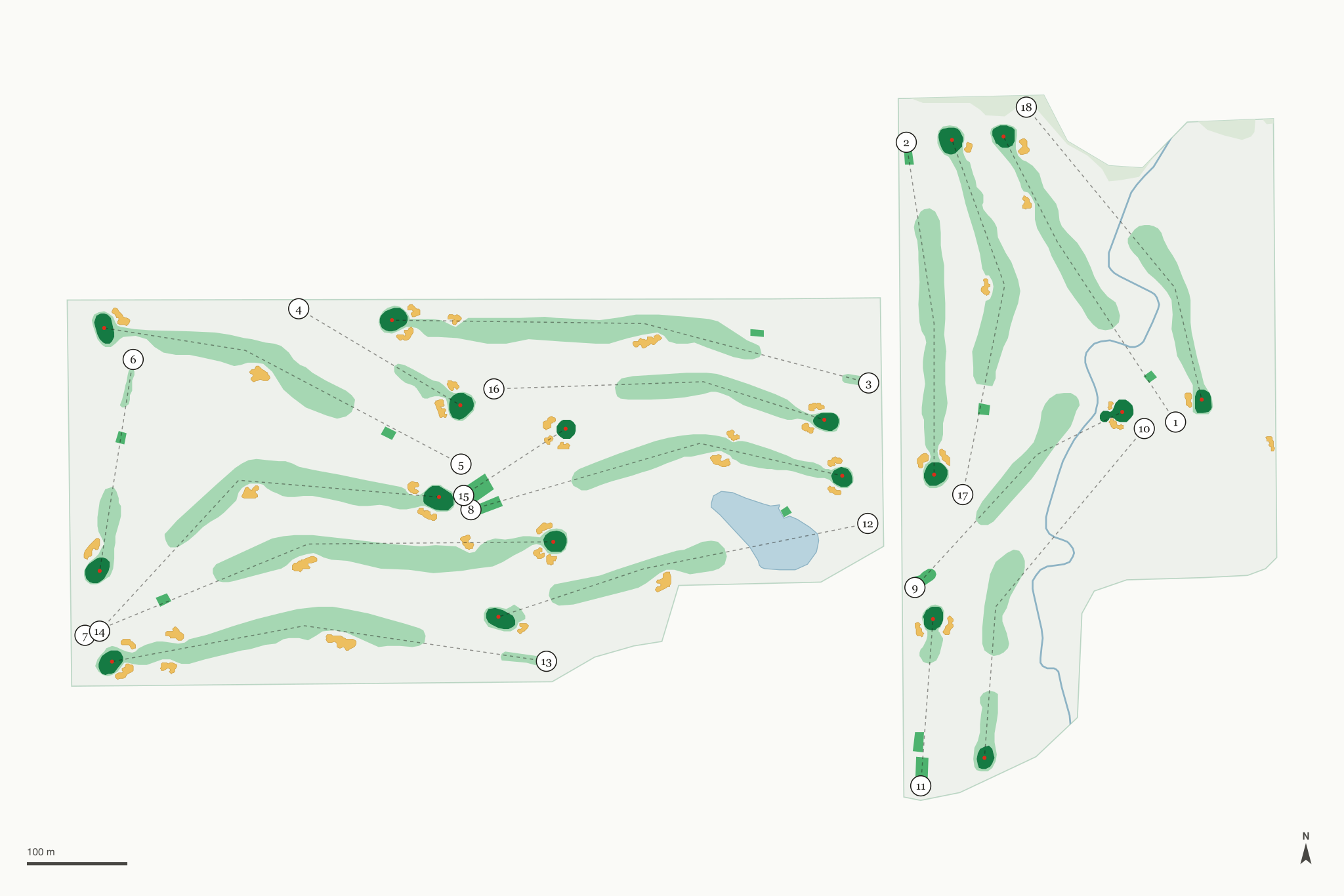 Map of Illini Country Club
