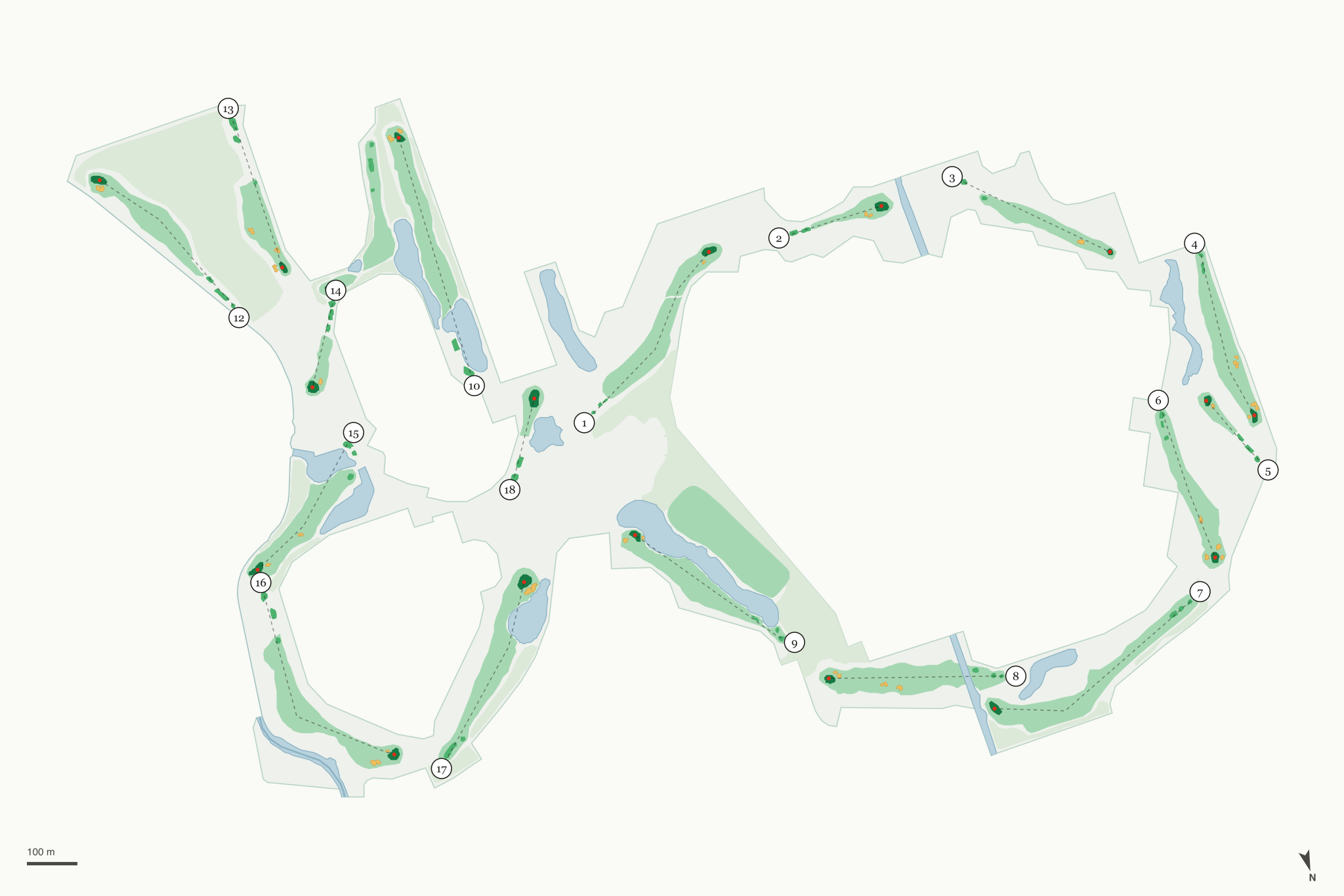 Map of Cypress Knoll Golf & Country Club
