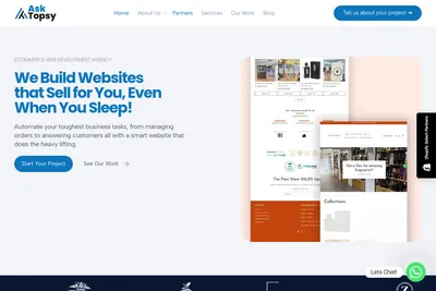 Screenshot of the AskTopsy homepage