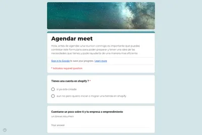 Screenshot of the javier munoz homepage