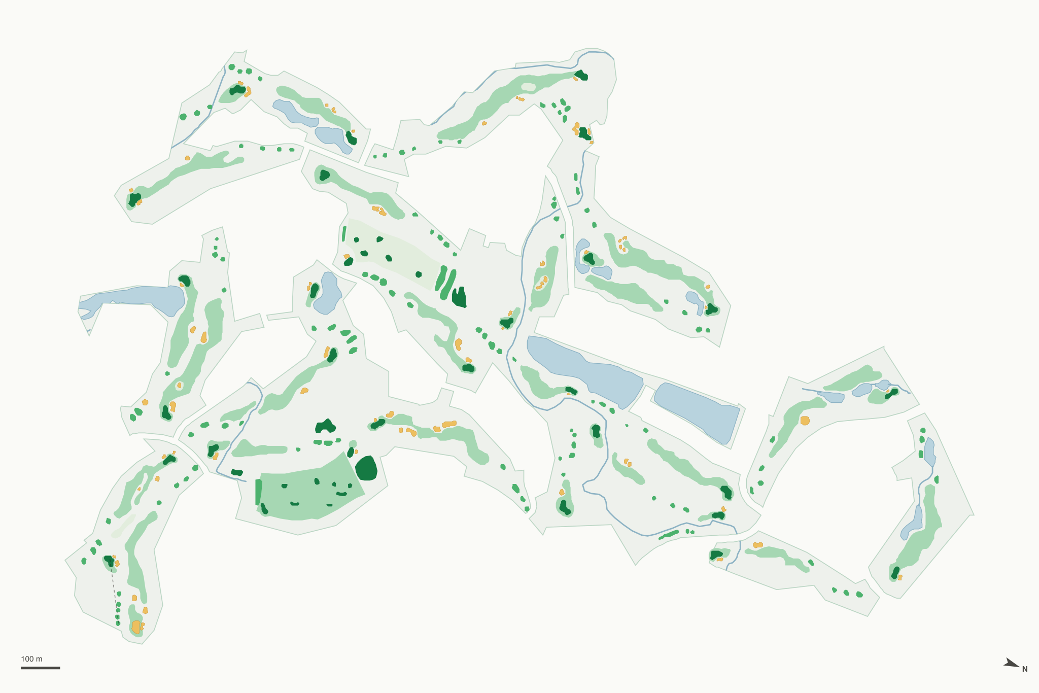 Map of The Powder Horn Golf Club