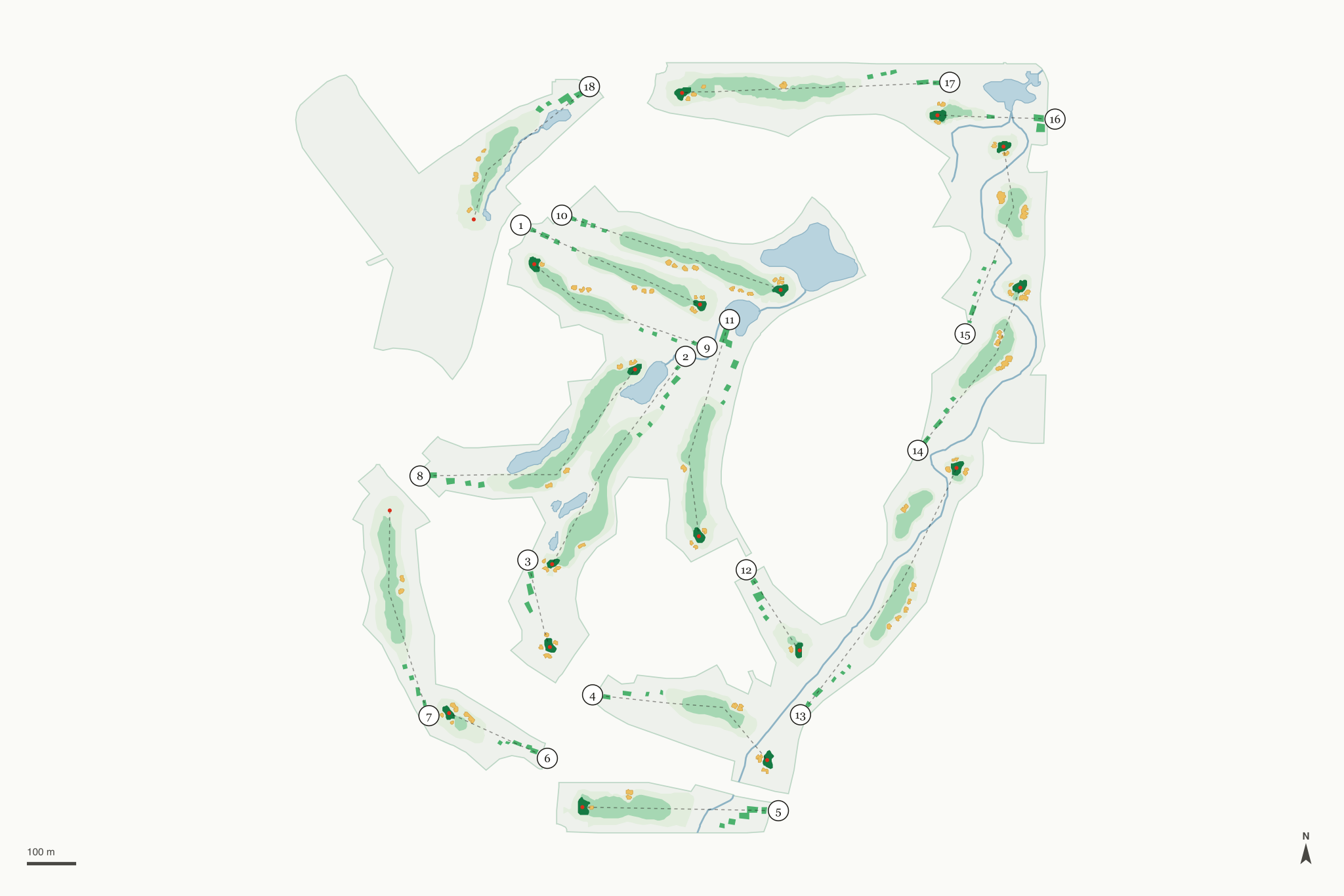 Map of Blackstone Country Club