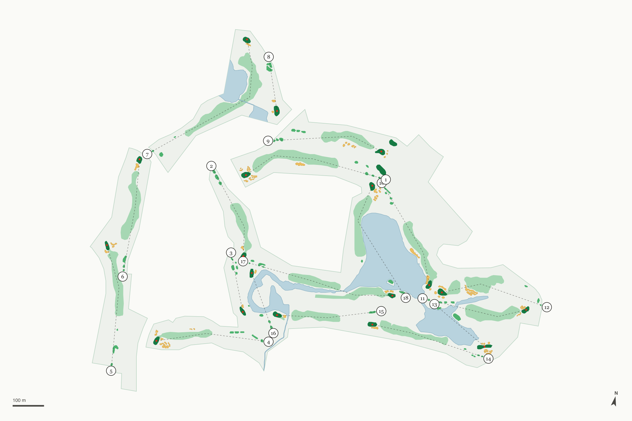 Map of Wabeek Club