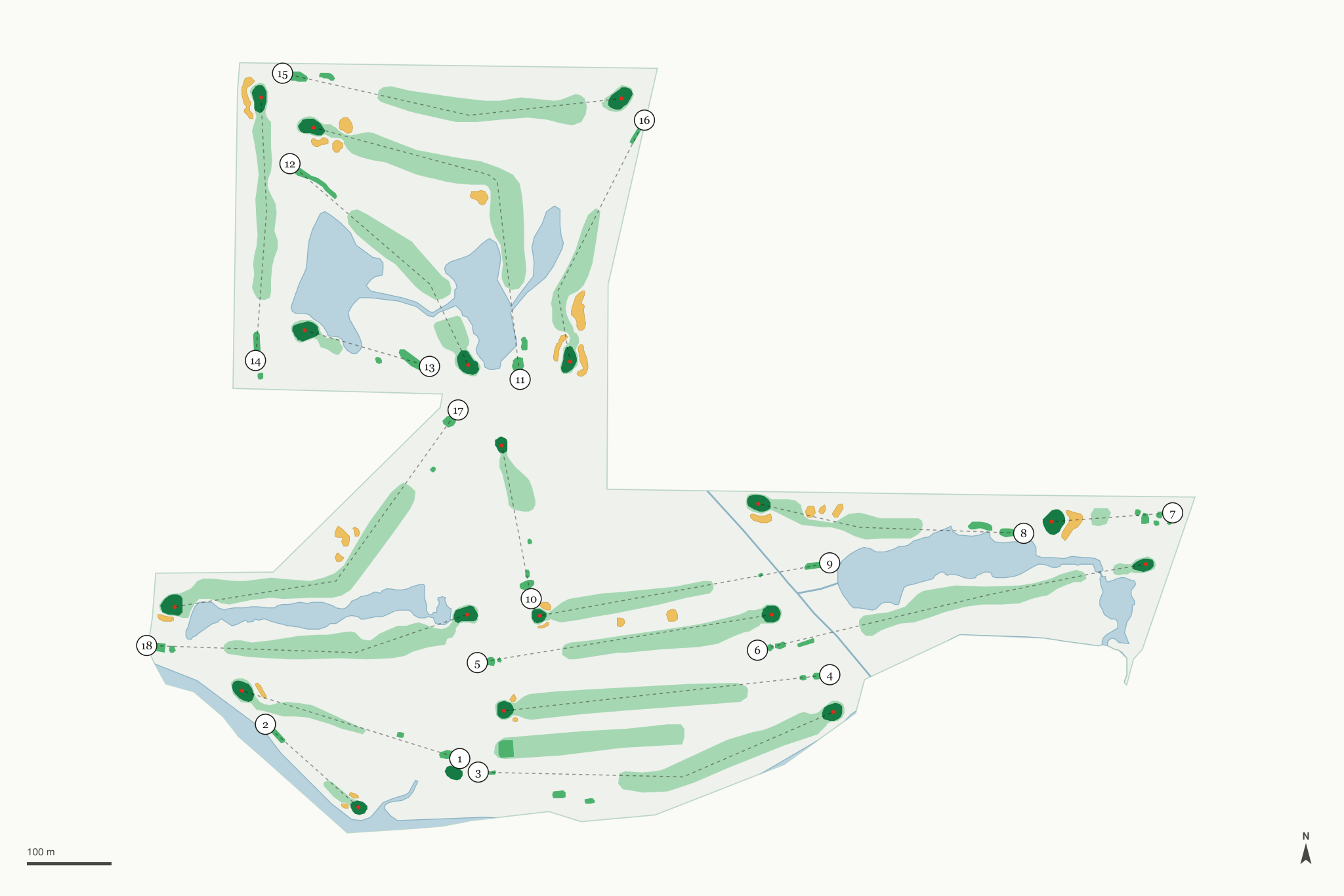 Map of Riverside Country Club