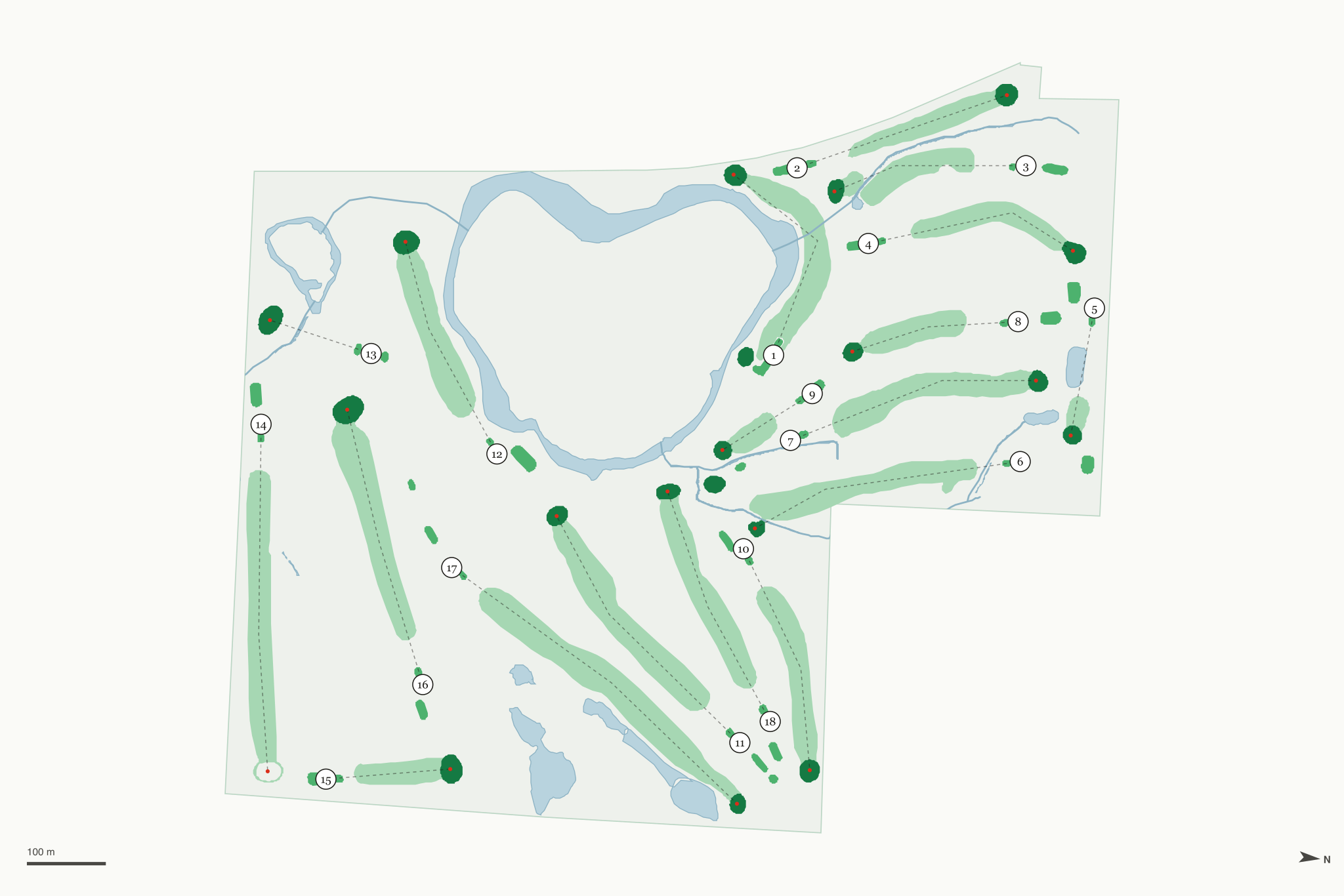 Map of Oxford Hills Golf Club