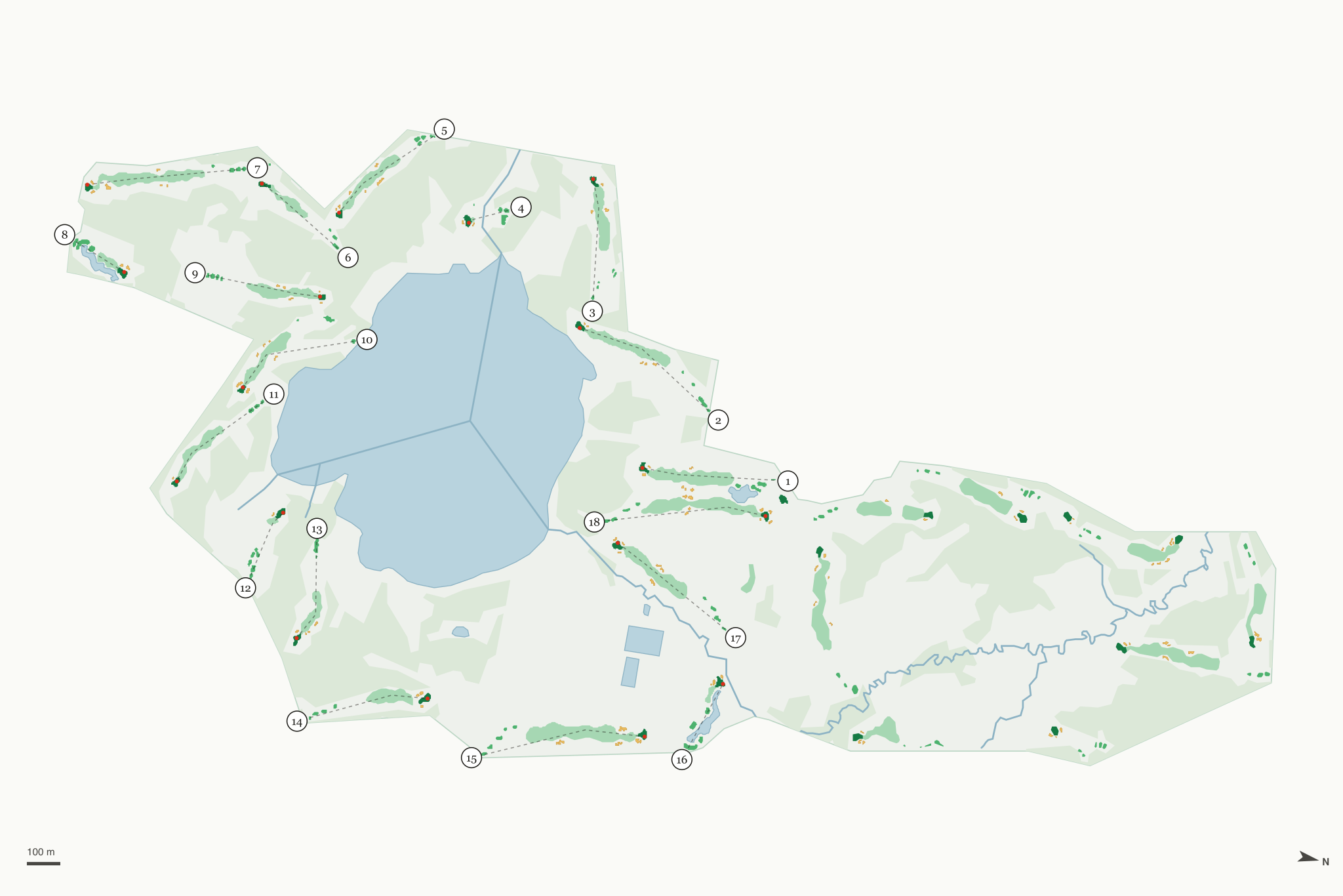 Map of The Majestic at Lake Walden