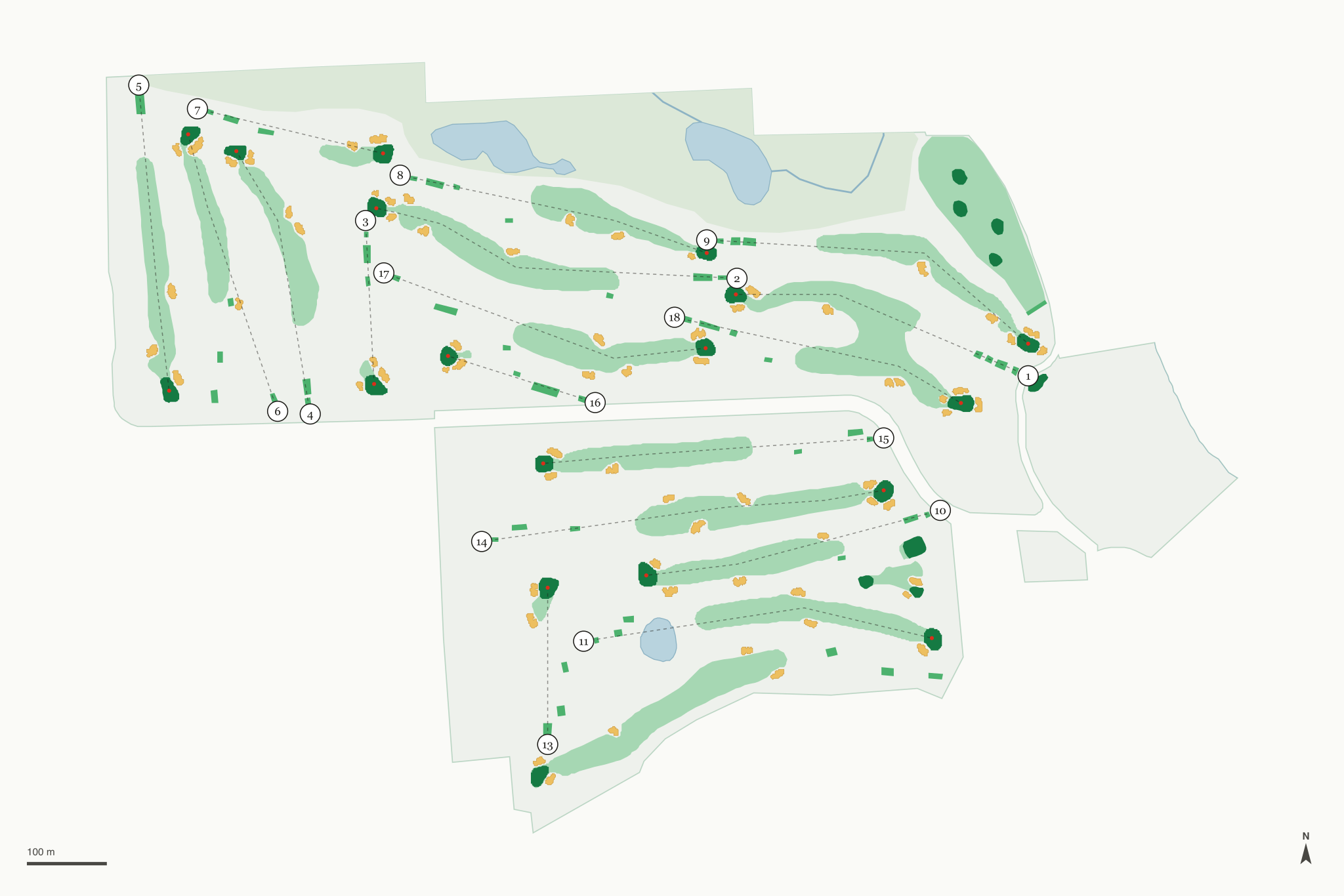 Map of Orchard Lake Country Club