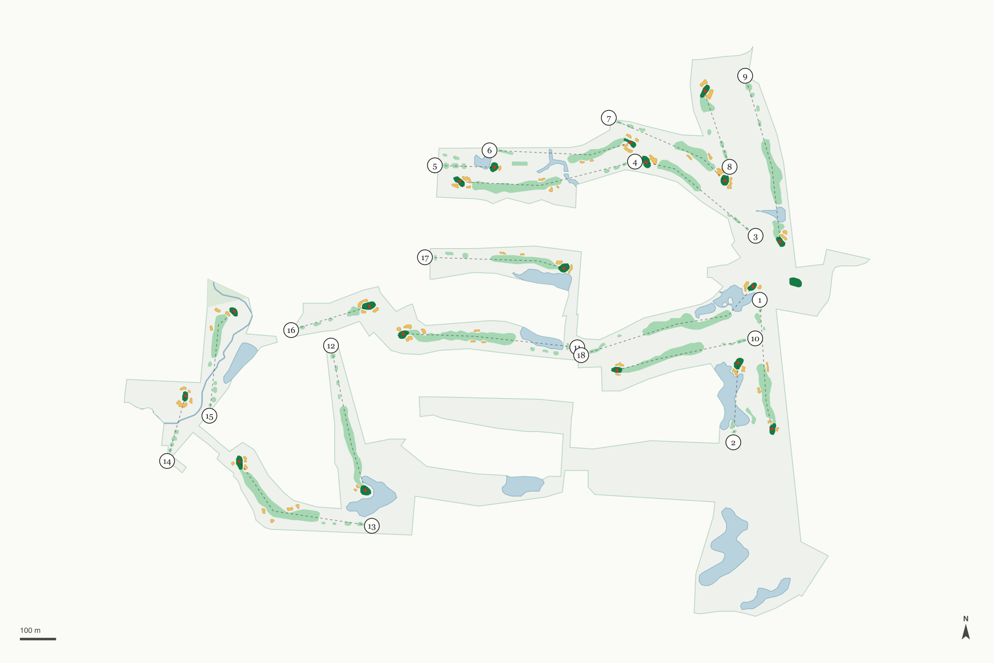 Map of The Grizzly Golf and Social Lodge