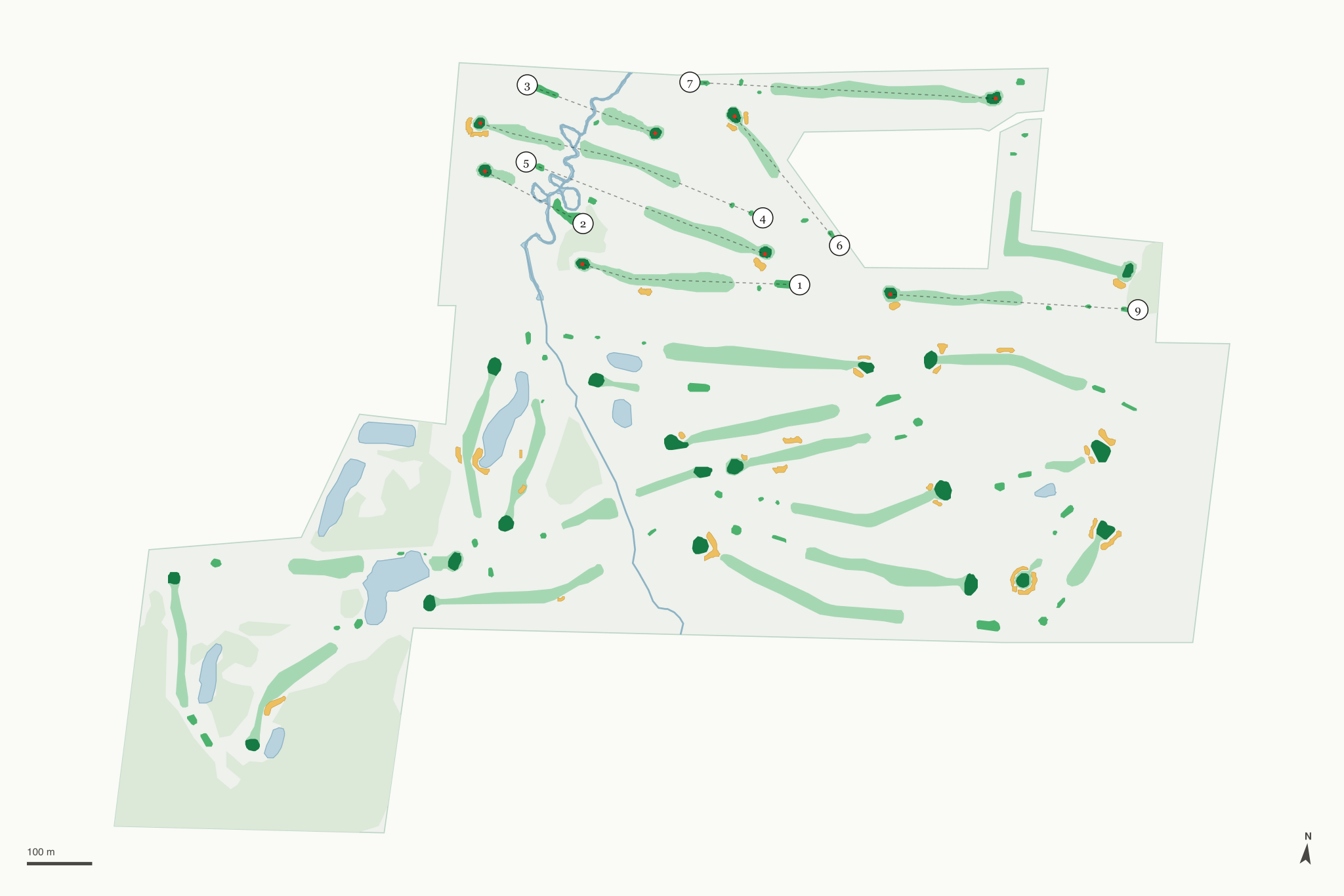 Map of Coachman's Golf Resort