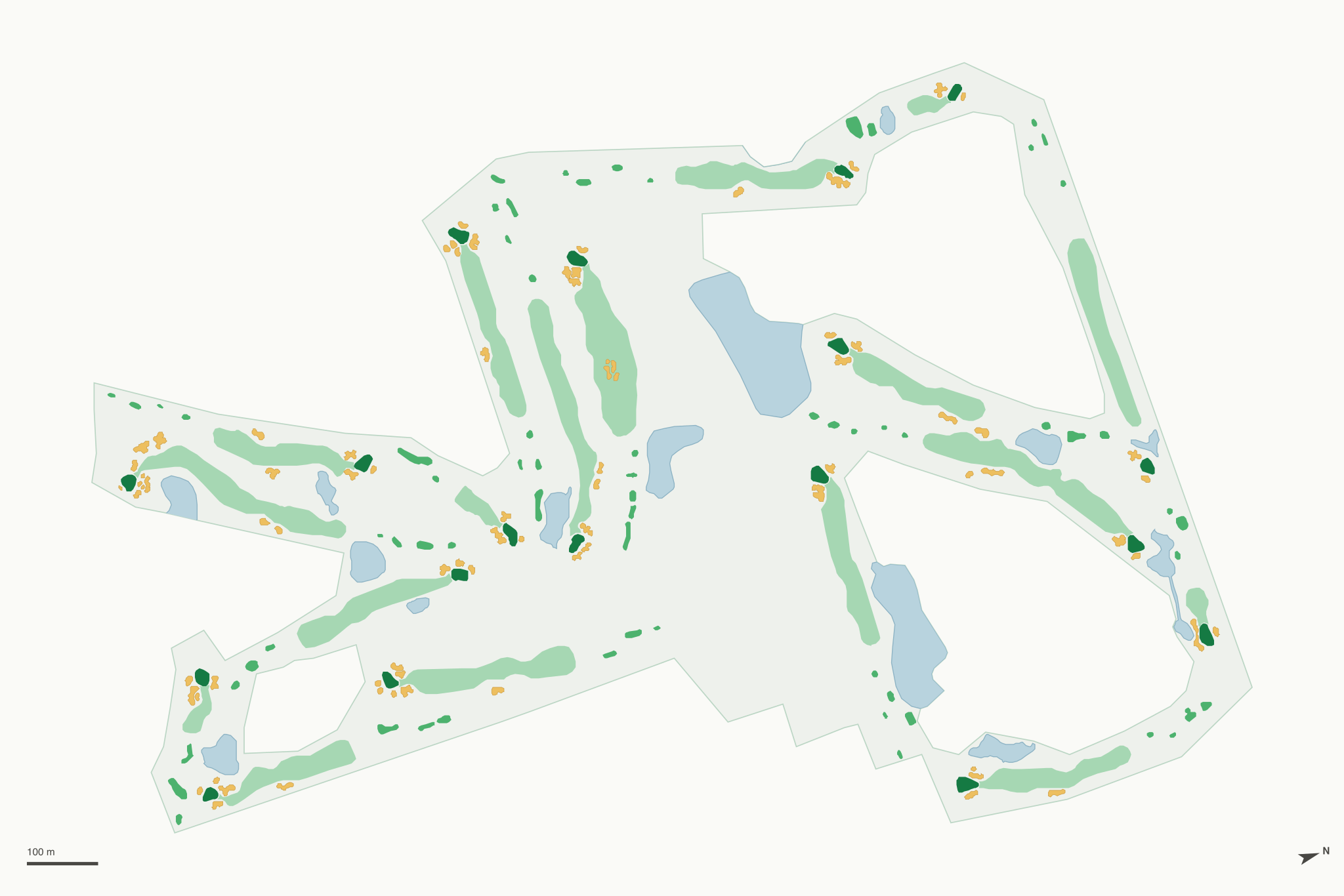 Map of Travis Pointe Country Club