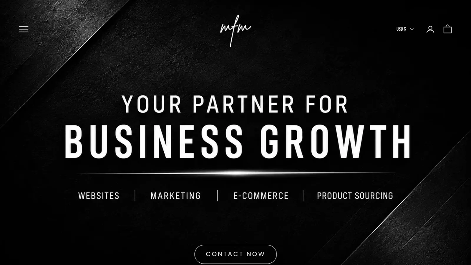 Screenshot of the Michelle at Revamp'd homepage