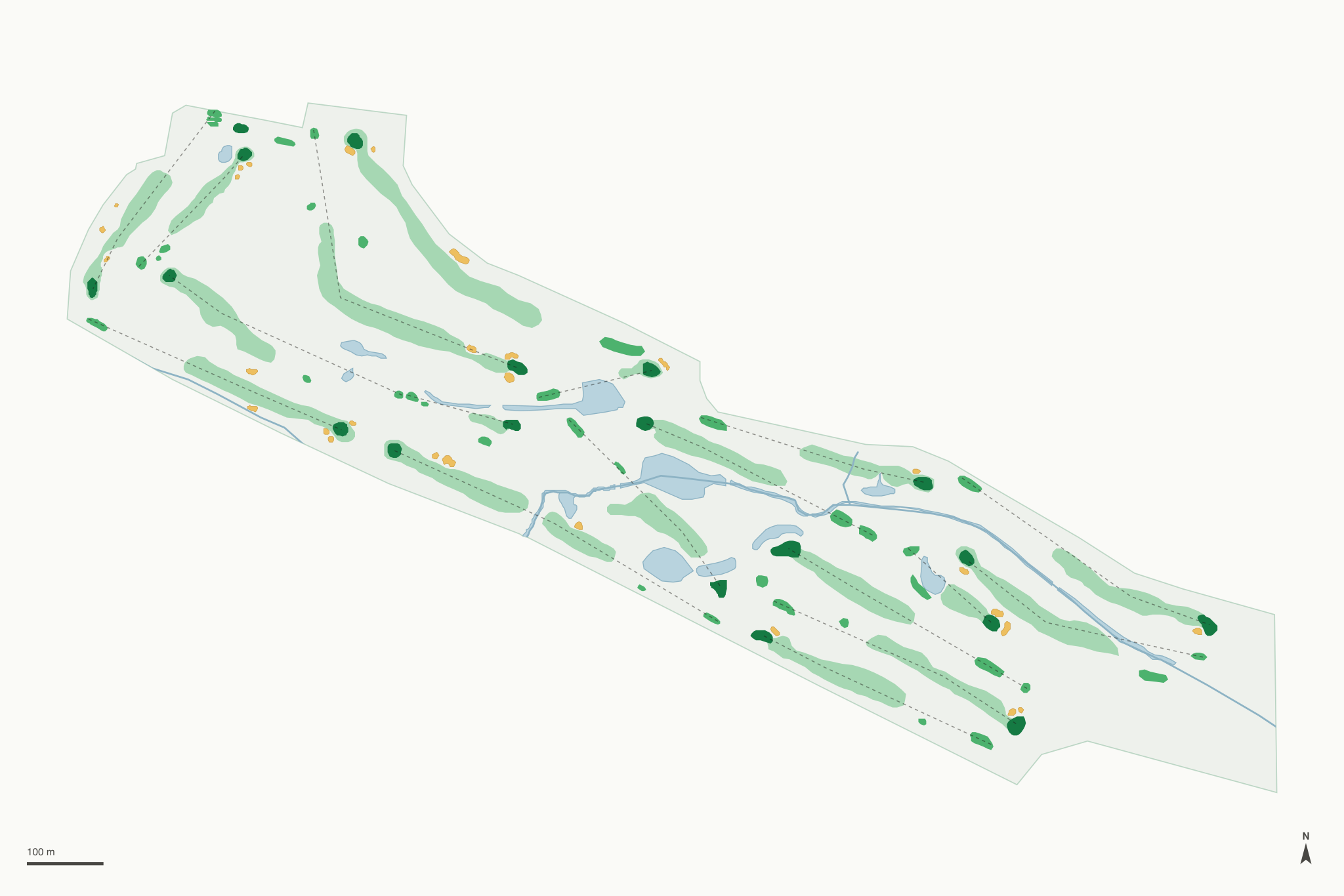 Map of Albany Golf Club