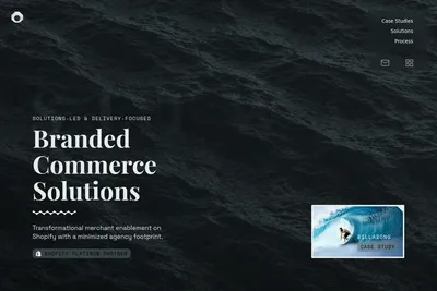Screenshot of the SLTWTR homepage