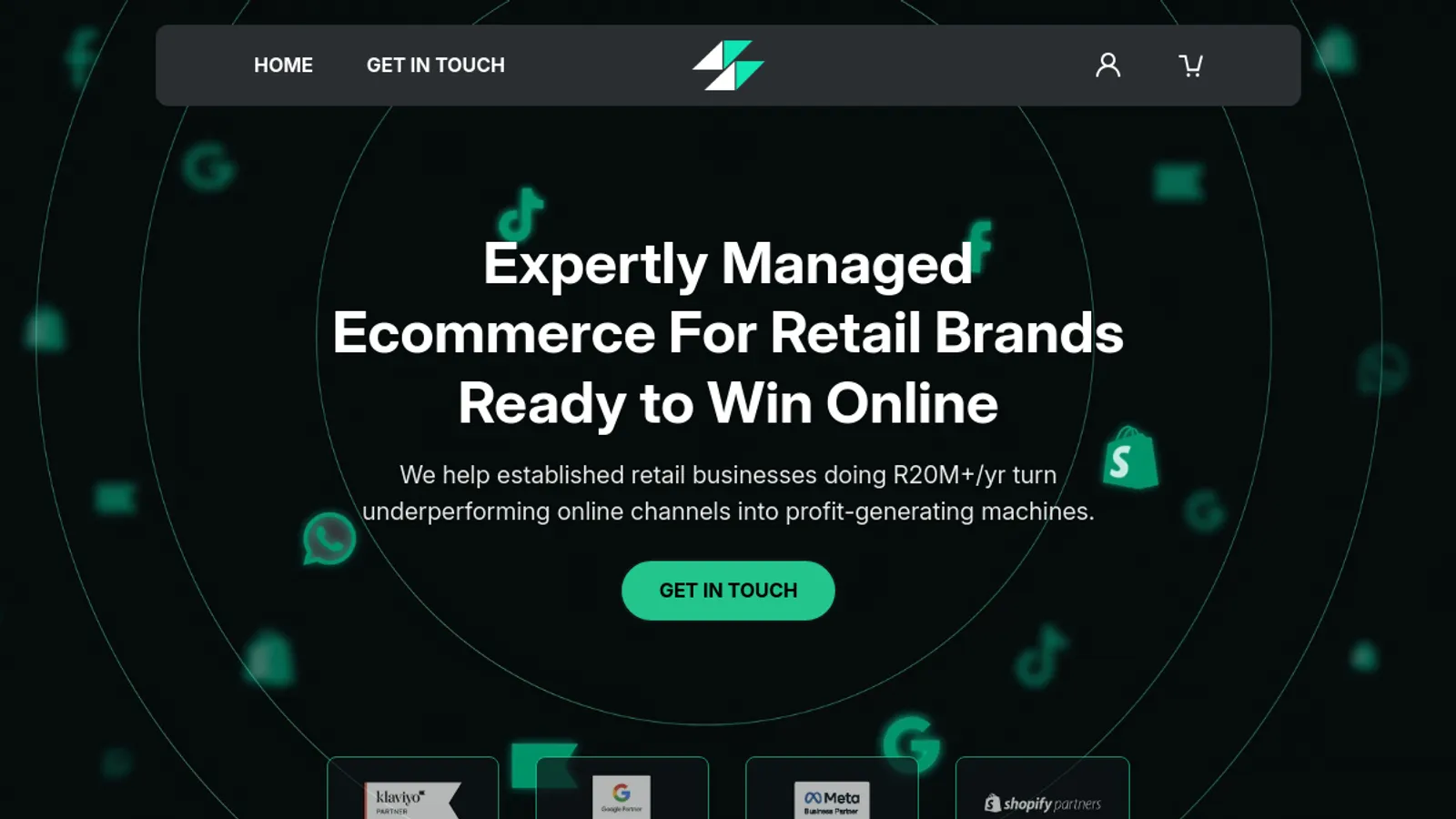 Screenshot of the Advertify.co homepage