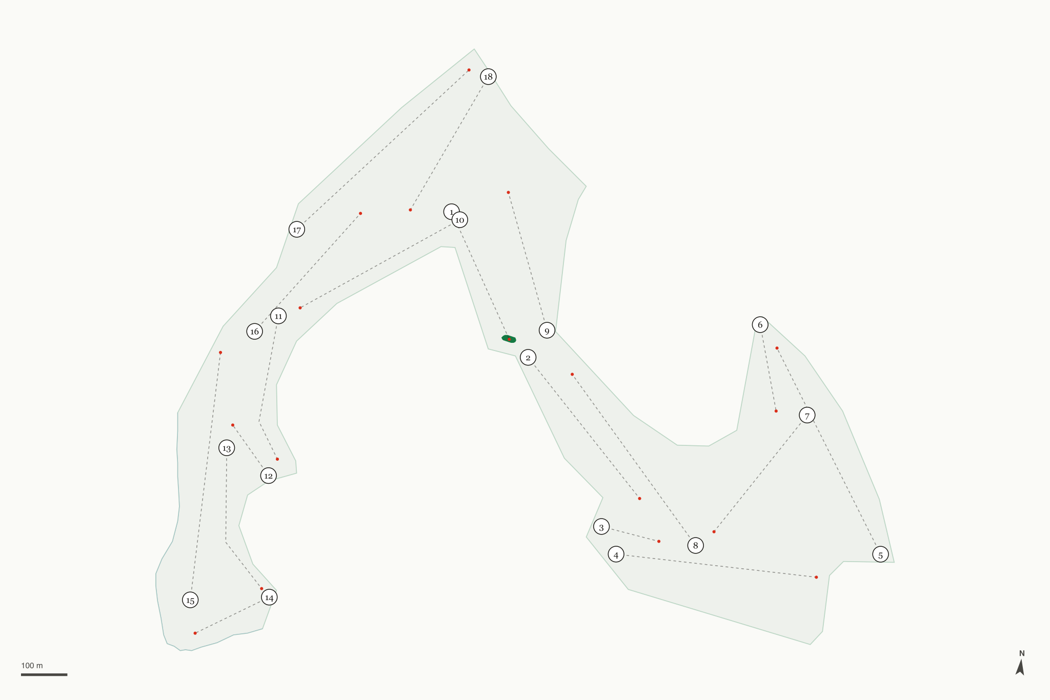 Map of Lynx Golf Course