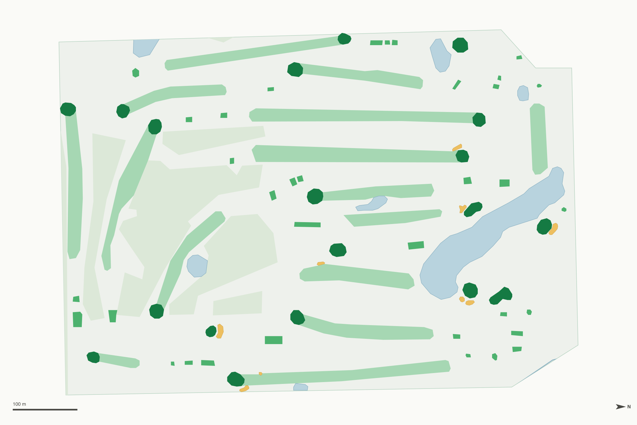 Map of Ironwood Golf Club