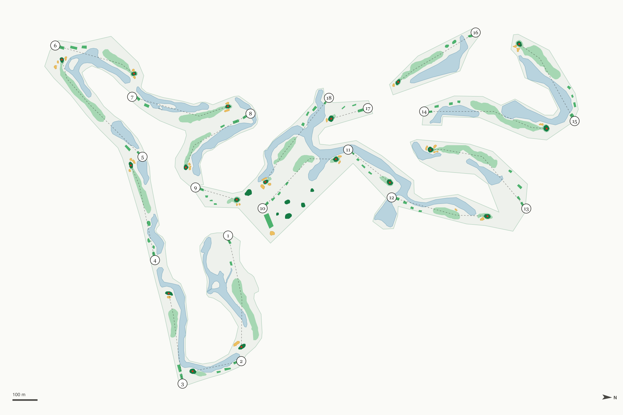 Map of Cimarrone Golf Club