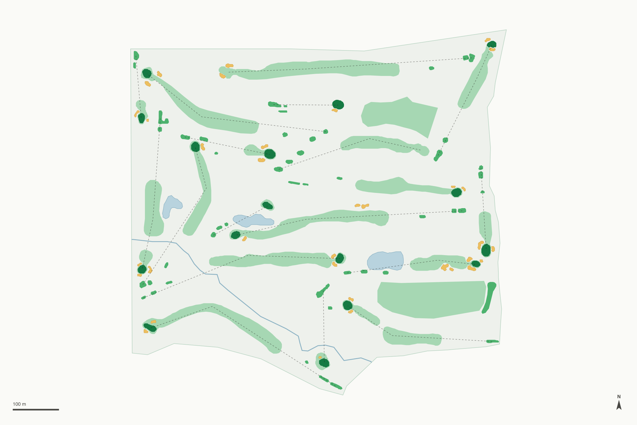 Map of Ridgeview Country Club