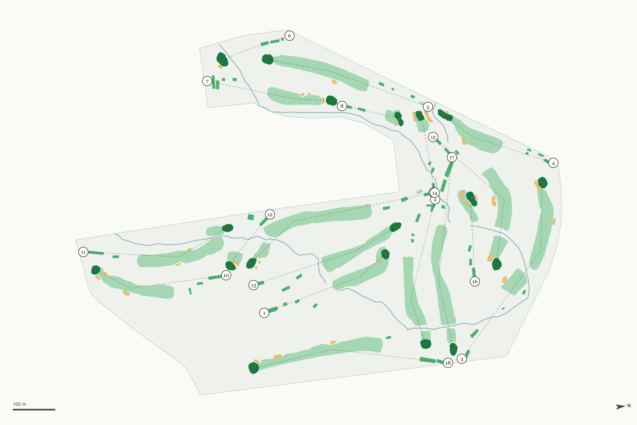 Map of Sullivan Golf Club