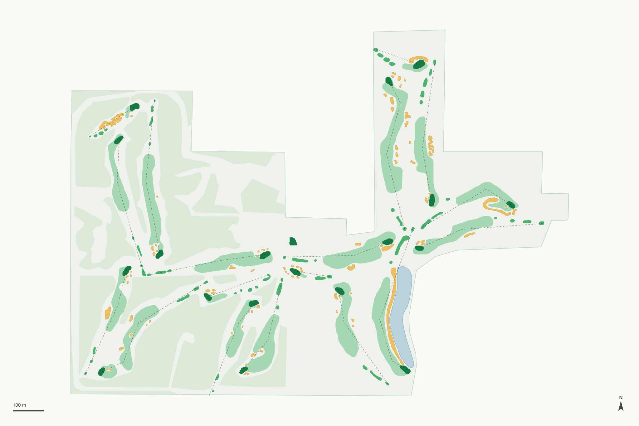 Map of Big Fish Golf Club
