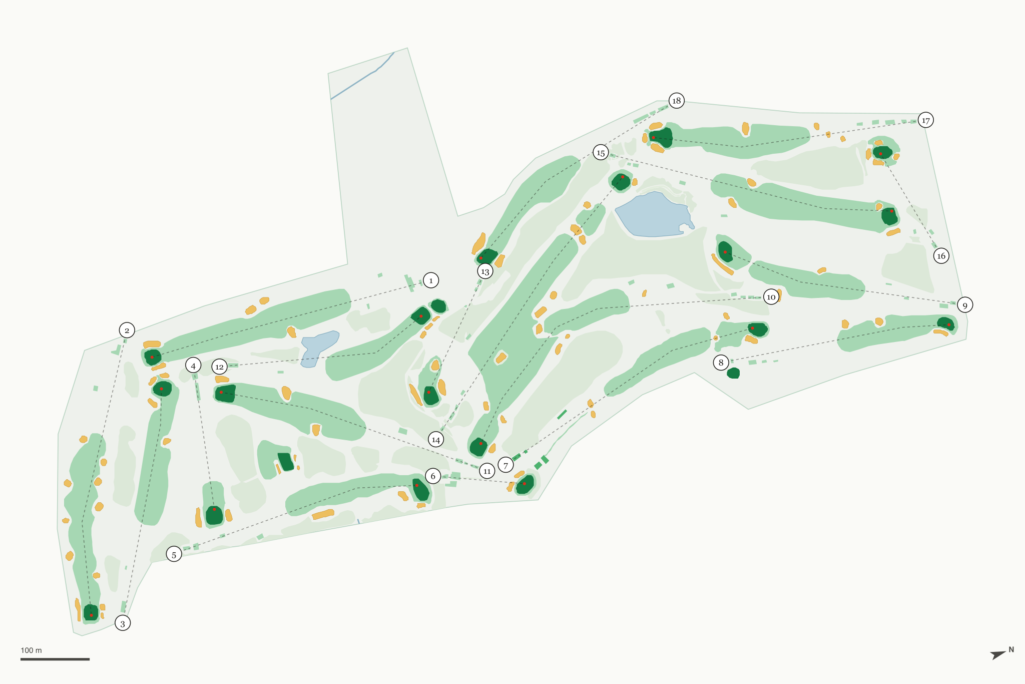 Map of Lookout Mountain Golf Club