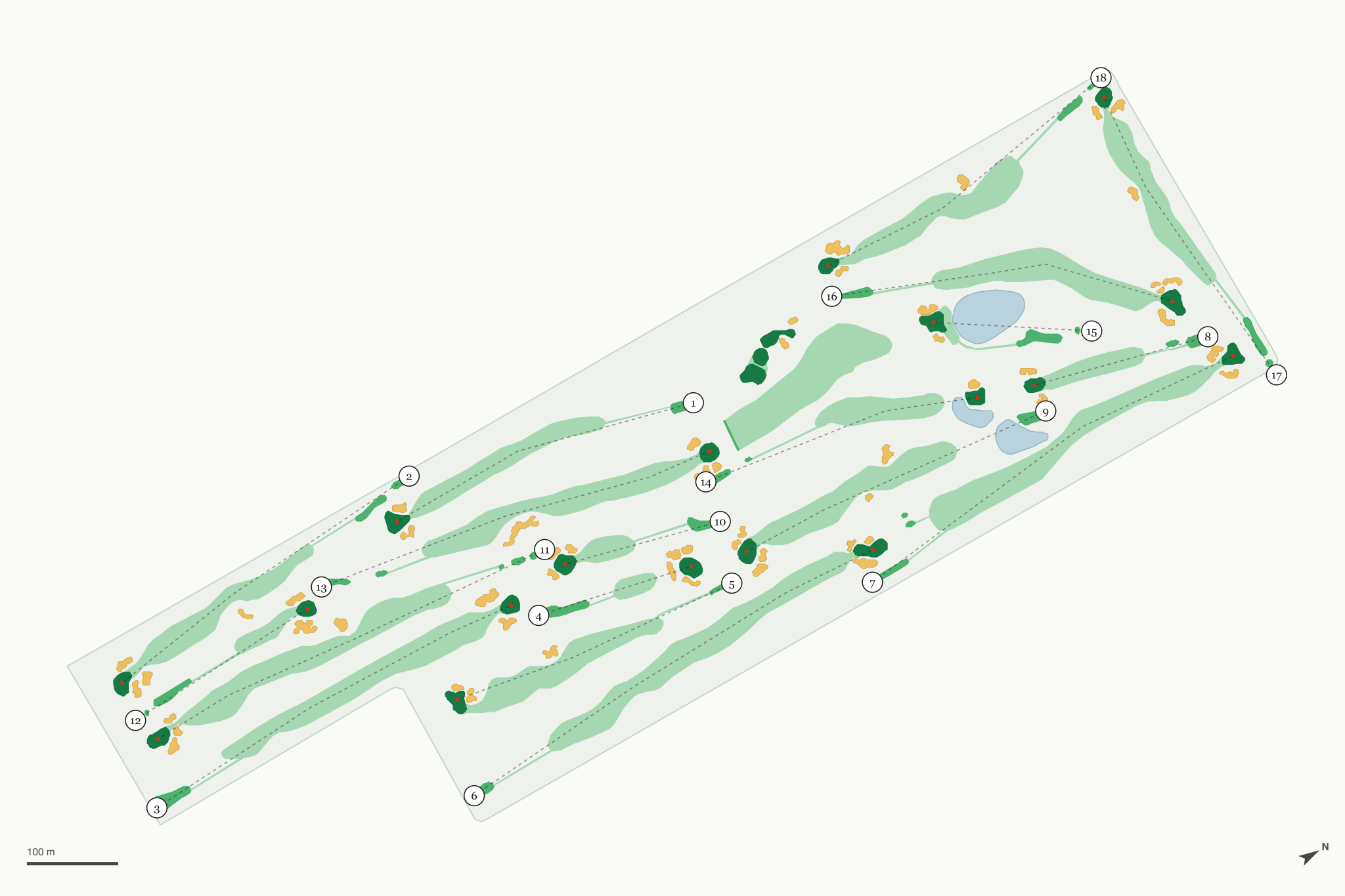 Map of Arrowhead Country Club