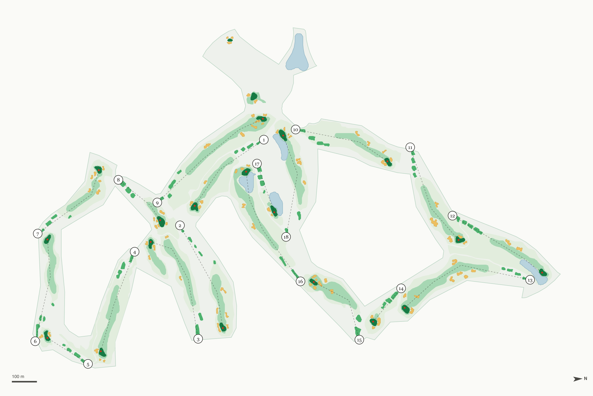 Map of TPC Summerlin