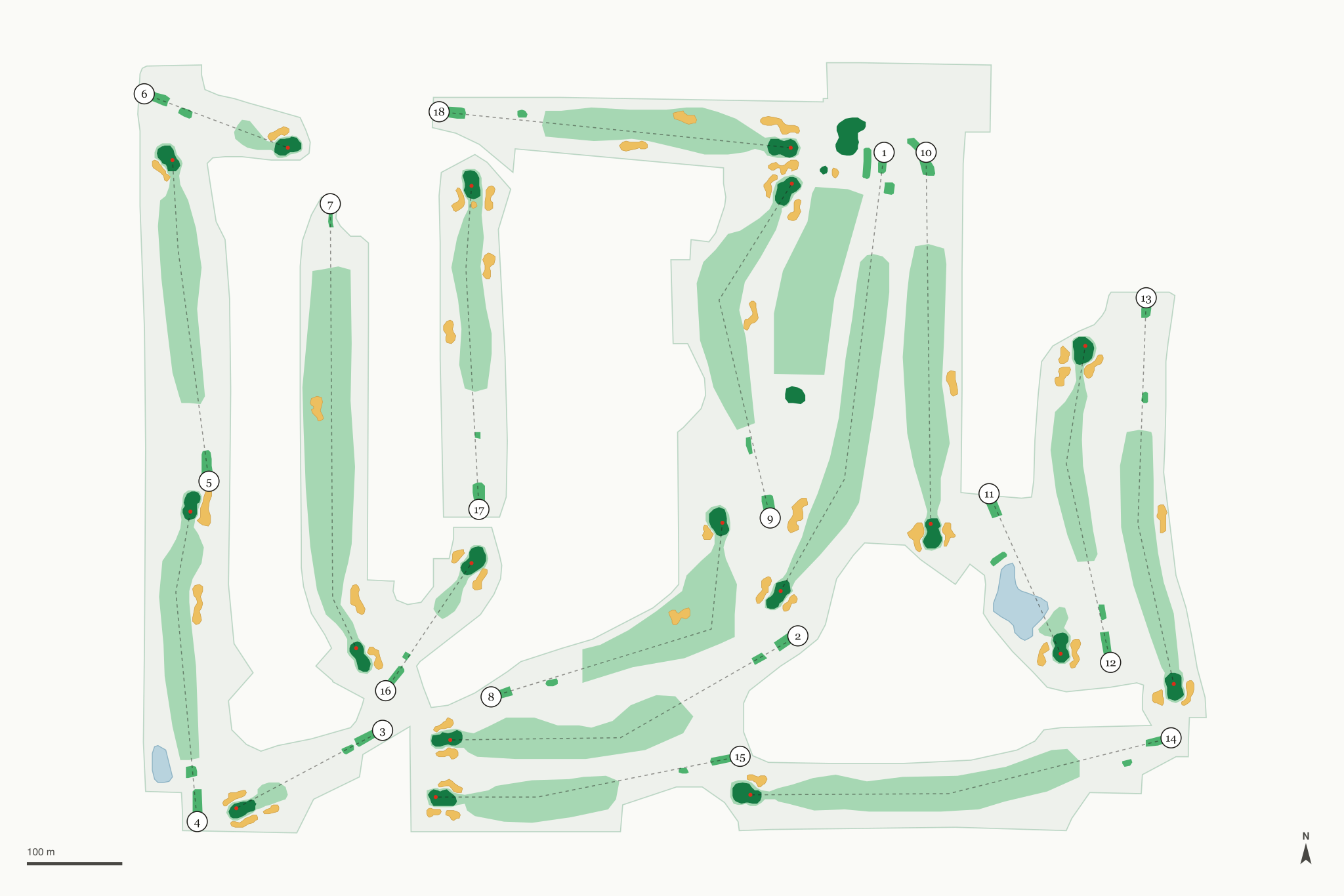 Map of Capitol City Golf Club