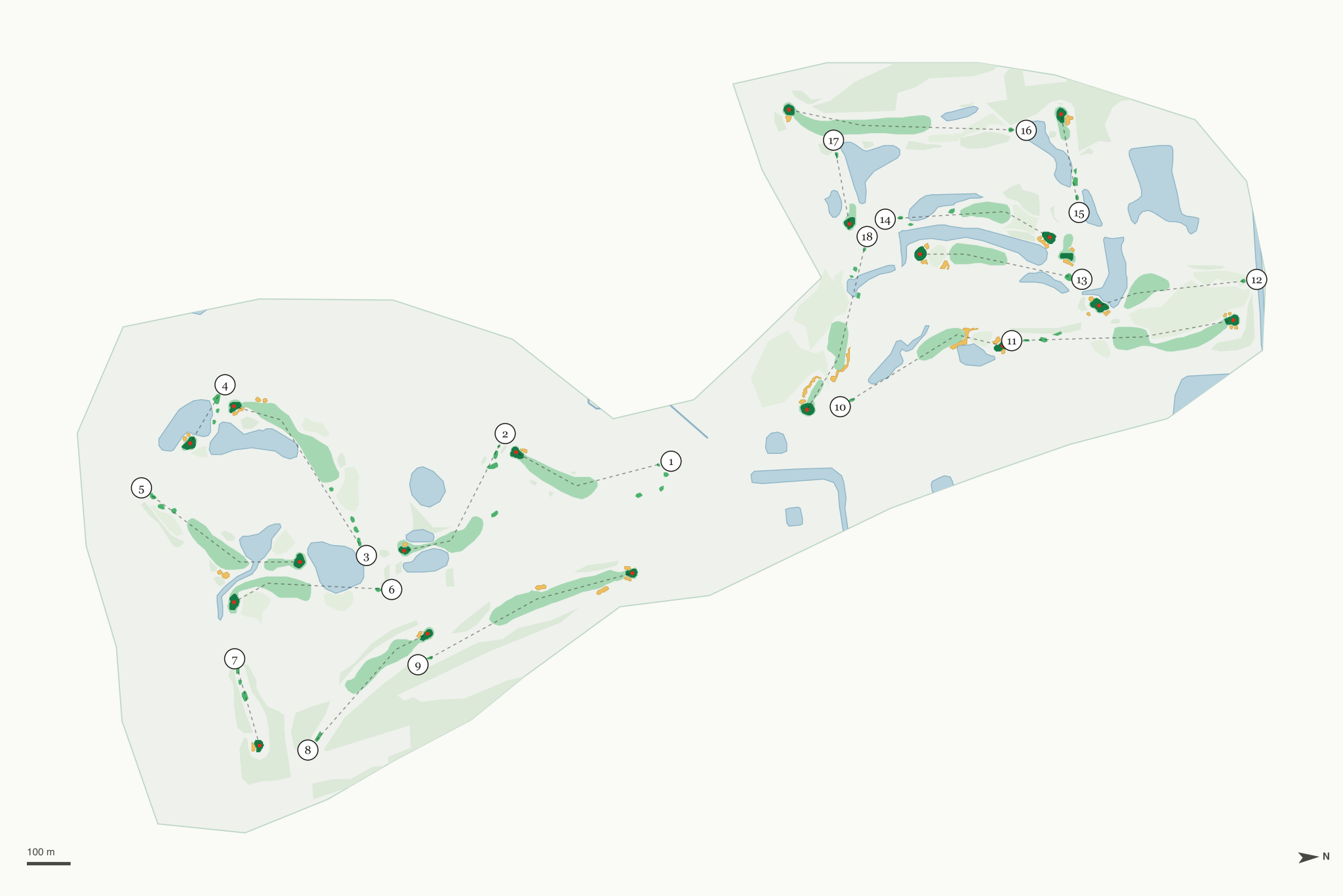 Map of Marsh Creek Country Club