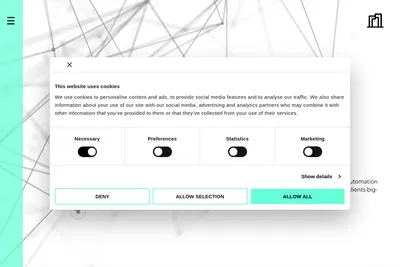 Screenshot of the Green Line Digital LLC homepage