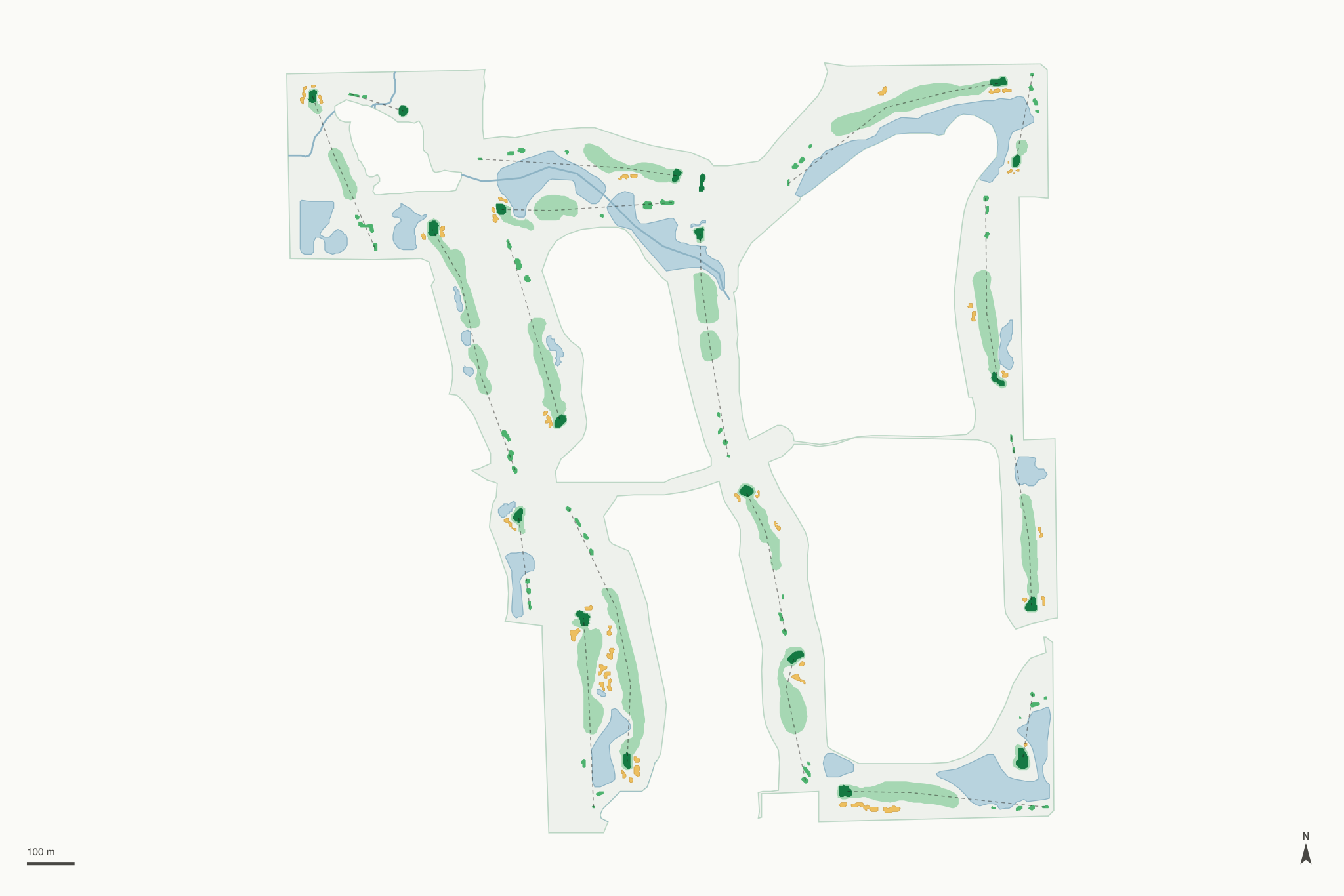 Map of Winding Ridge Golf Club