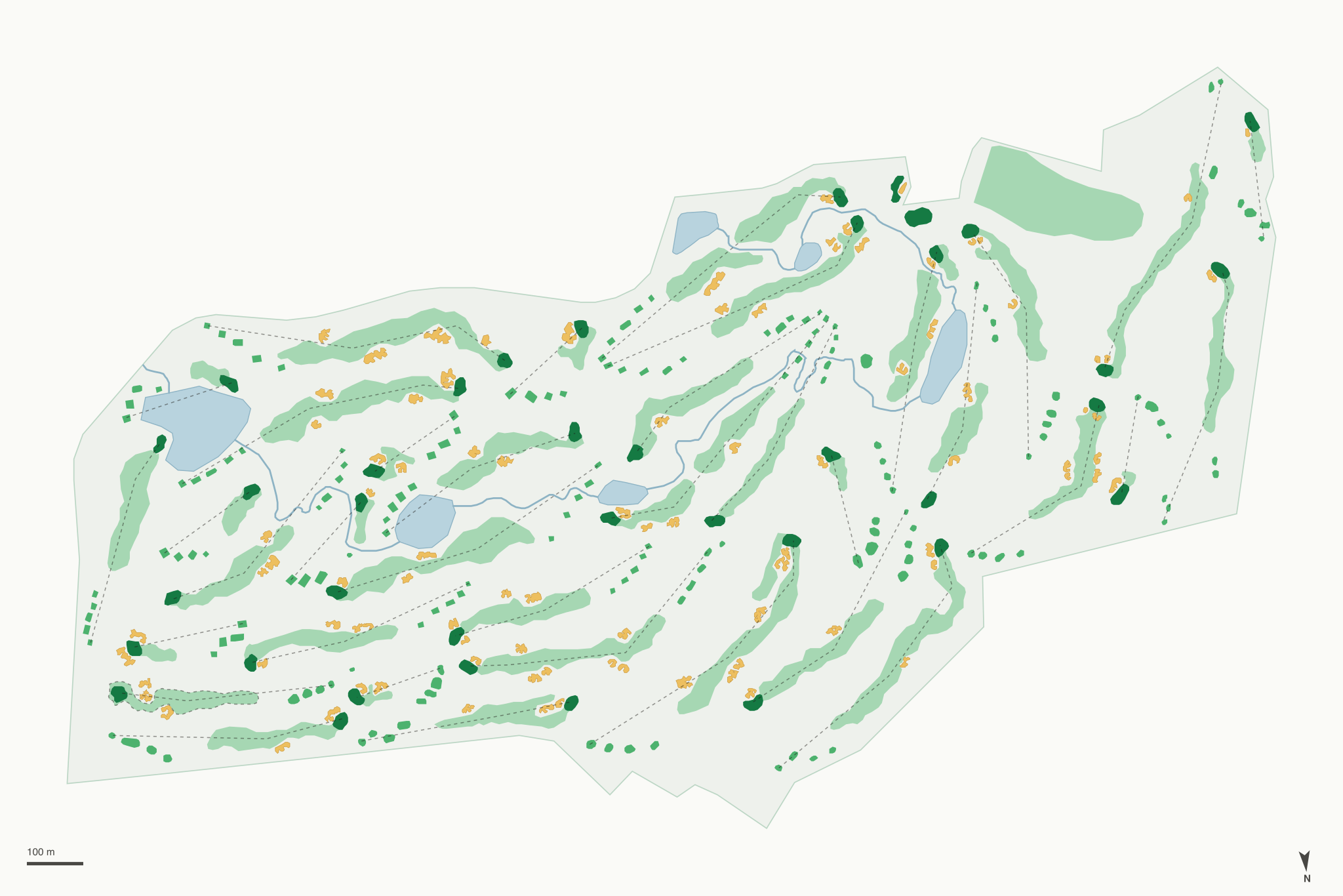 Map of Soldier Hollow Golf Course