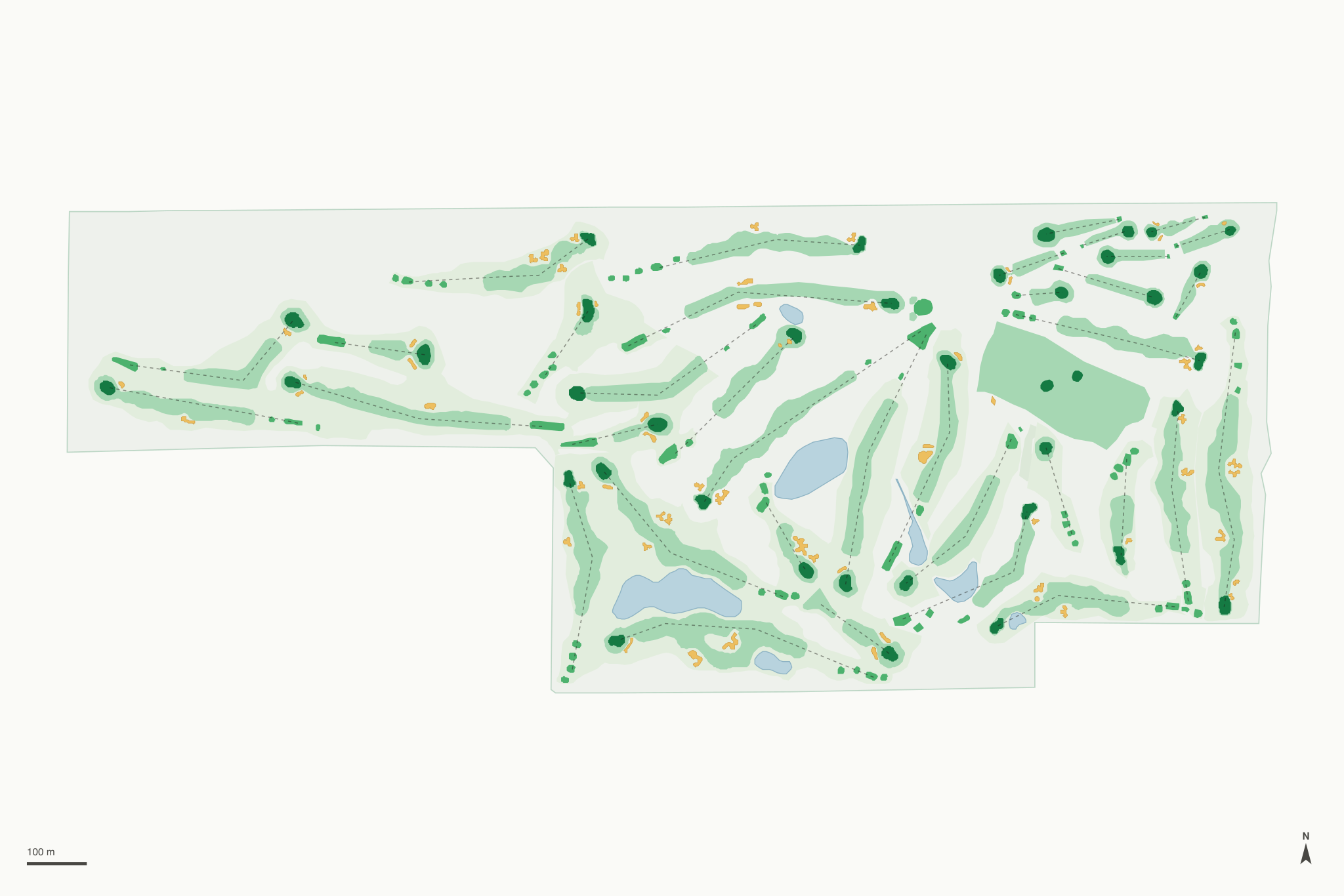 Map of Pleasant View Golf Course