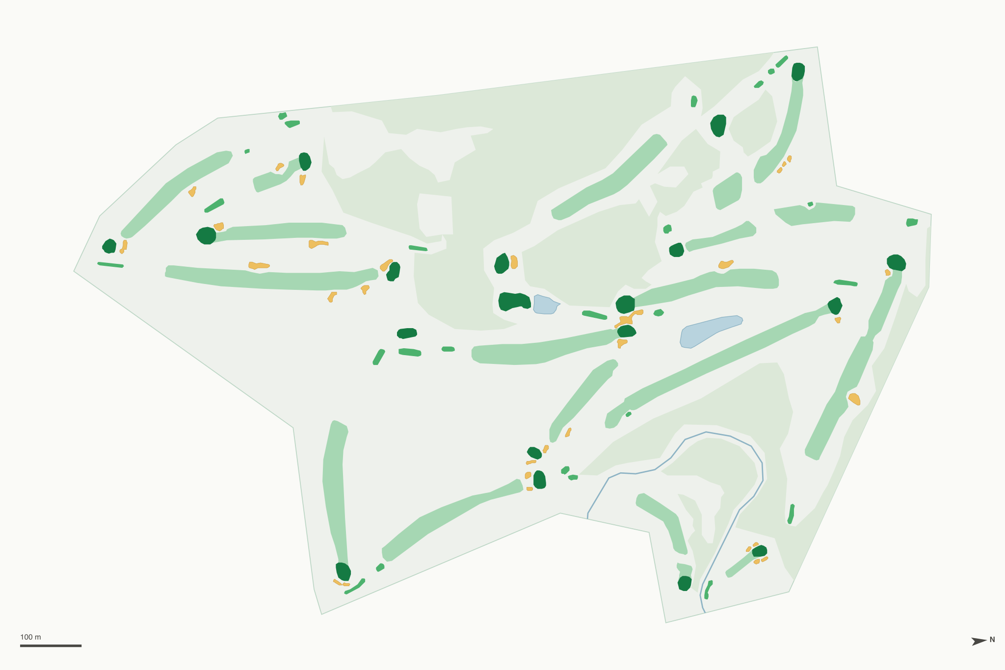 Map of The Golf Course at Branch River