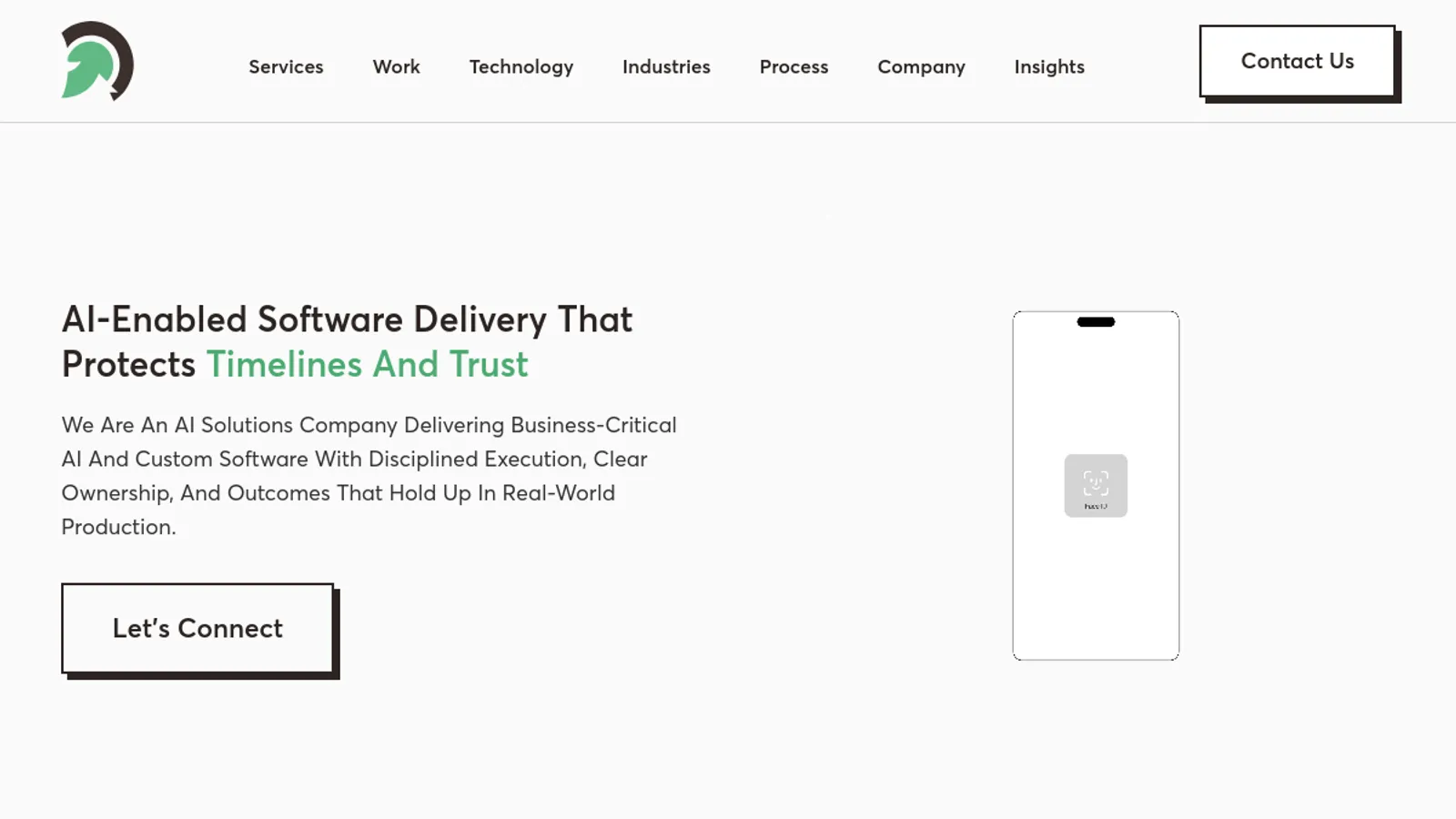 Screenshot of the Evince Development homepage
