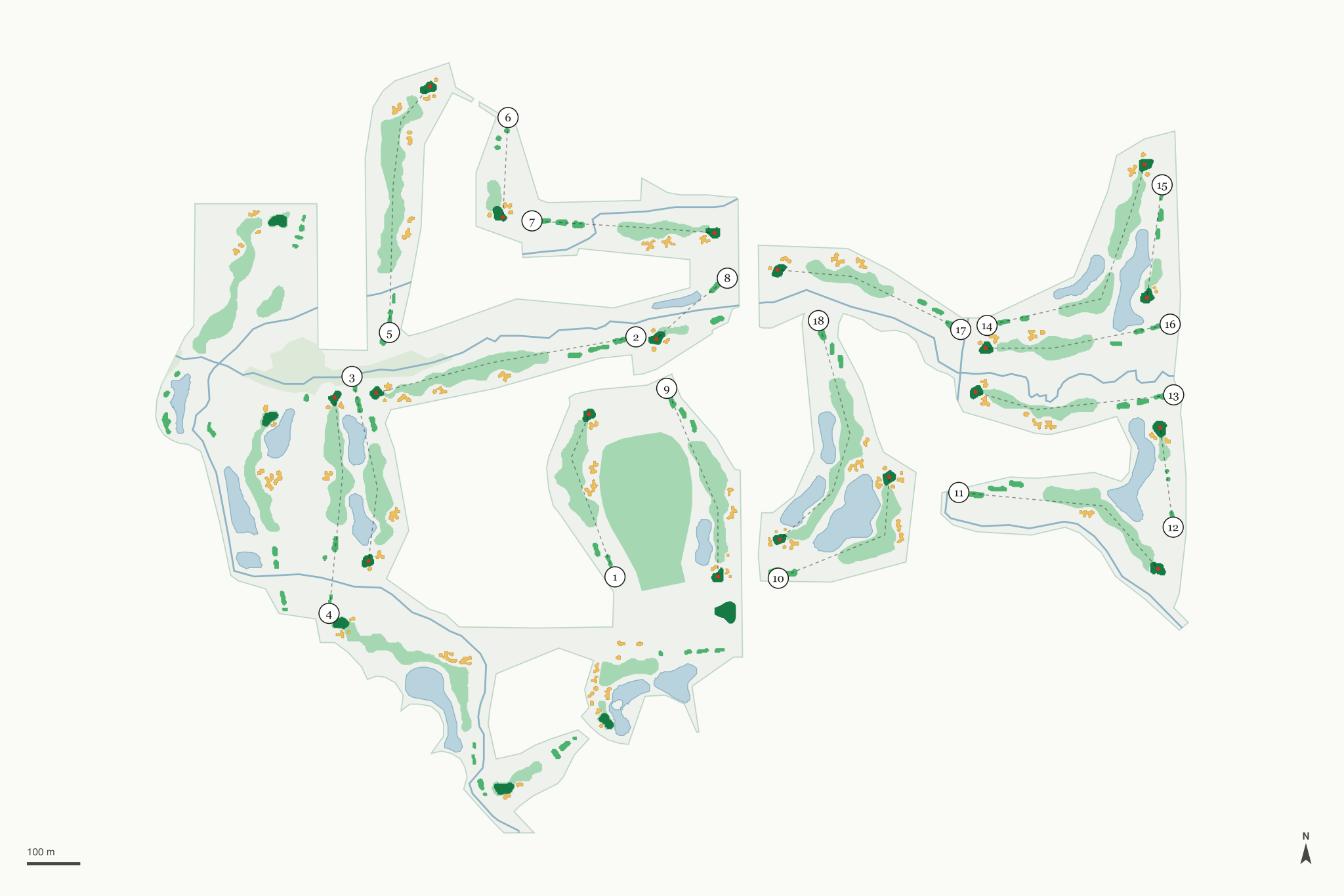 Map of West Woods Golf Club