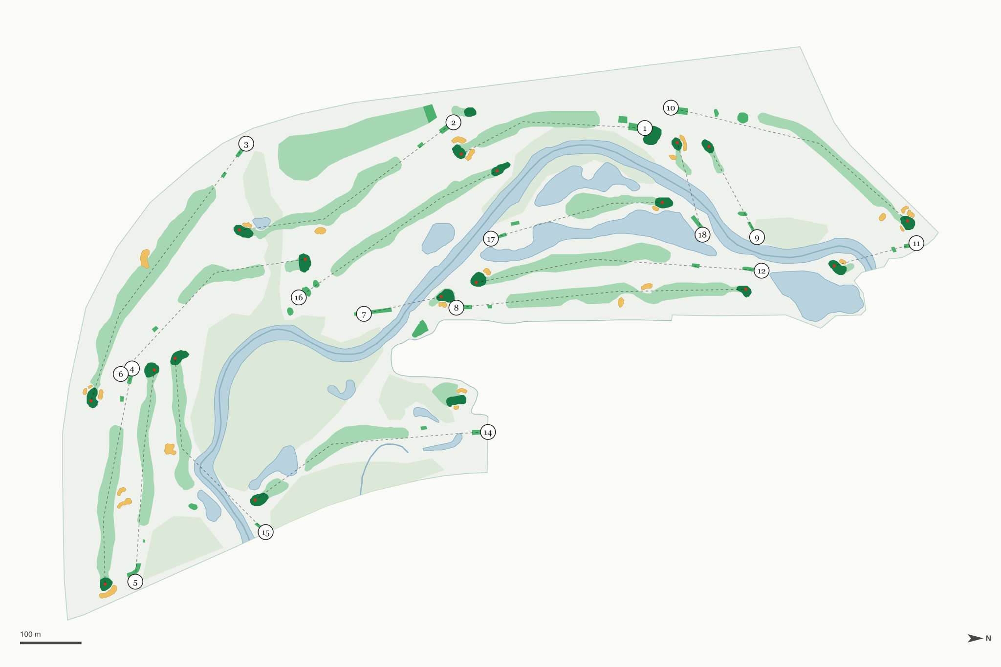 Map of Owatonna Country Club
