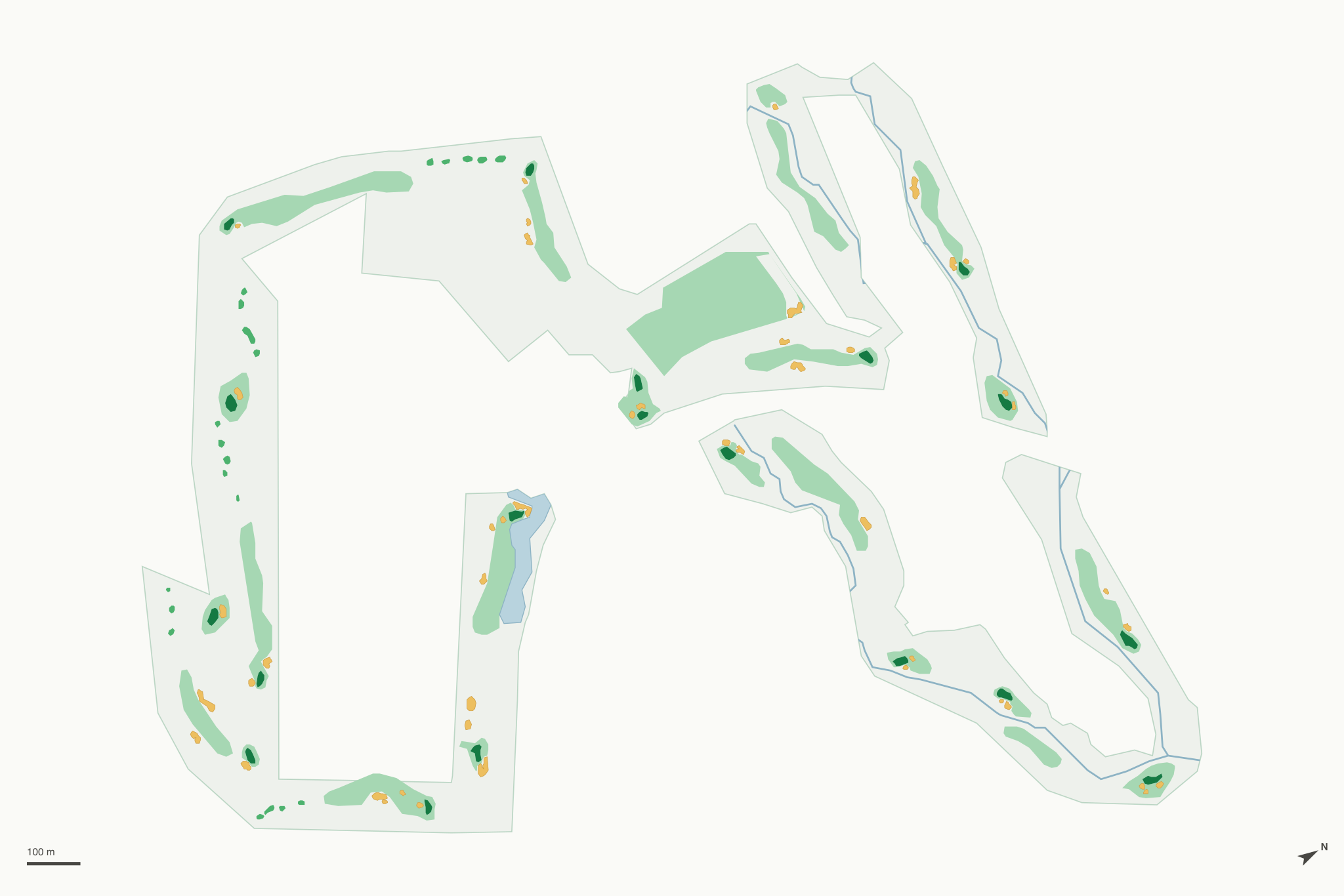Map of Canoa Ranch Golf Club