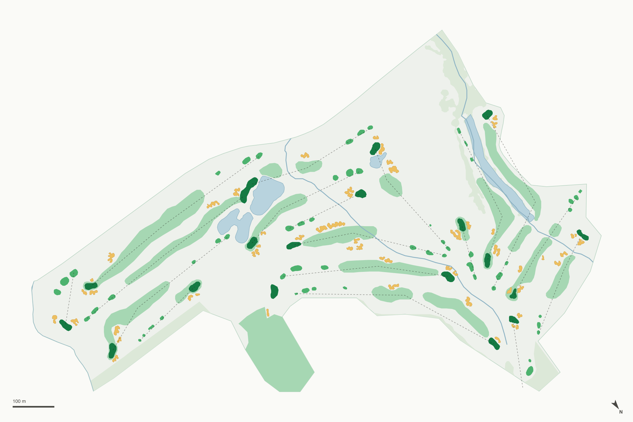 Map of Glen Annie Golf Club