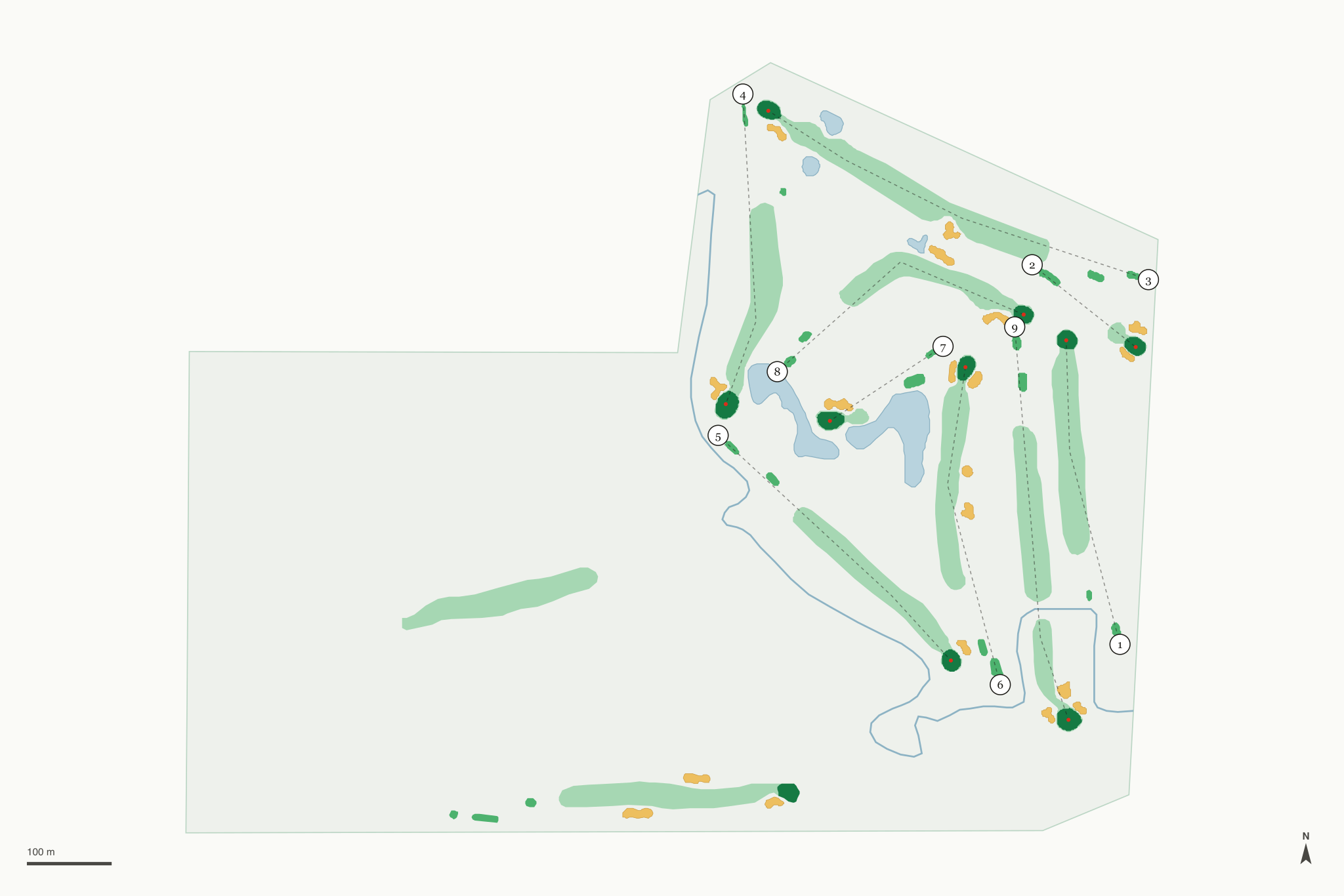 Map of The Rock Golf Club