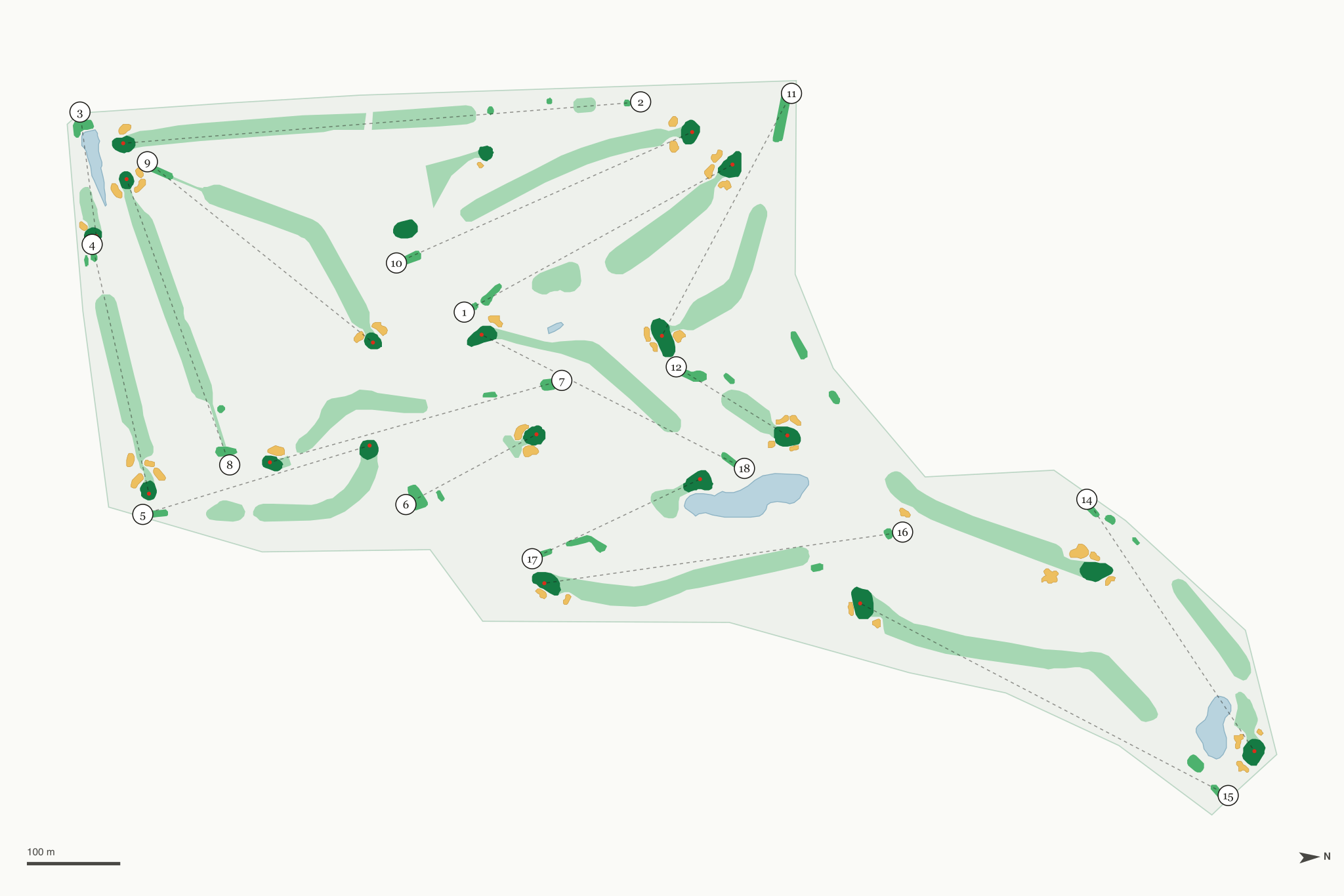 Map of Eagle Rock Golf Club