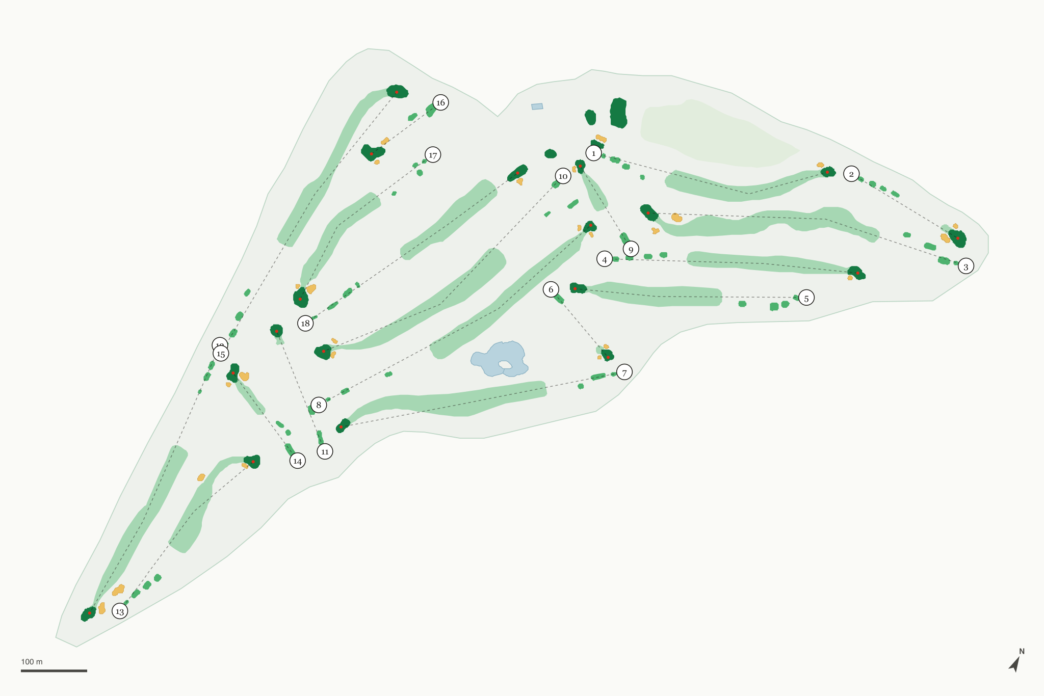 Map of Redwood Empire Golf & Country Club