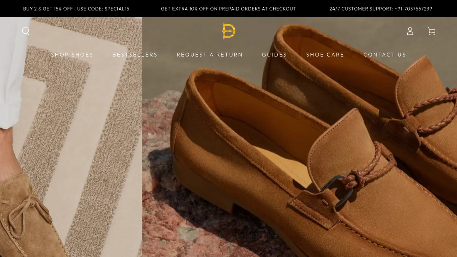Screenshot of the The House of Digital homepage