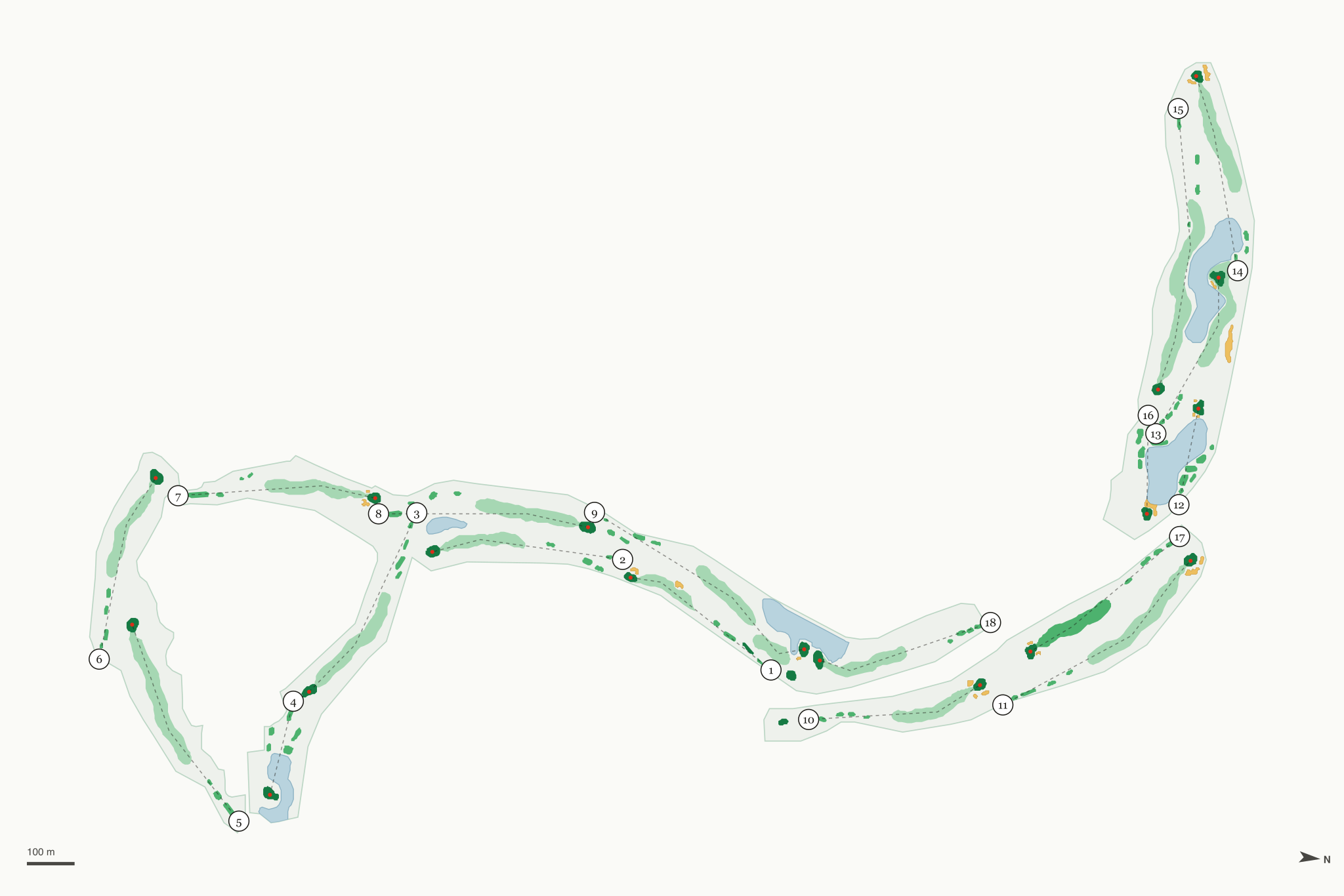 Map of St.George Golf Club
