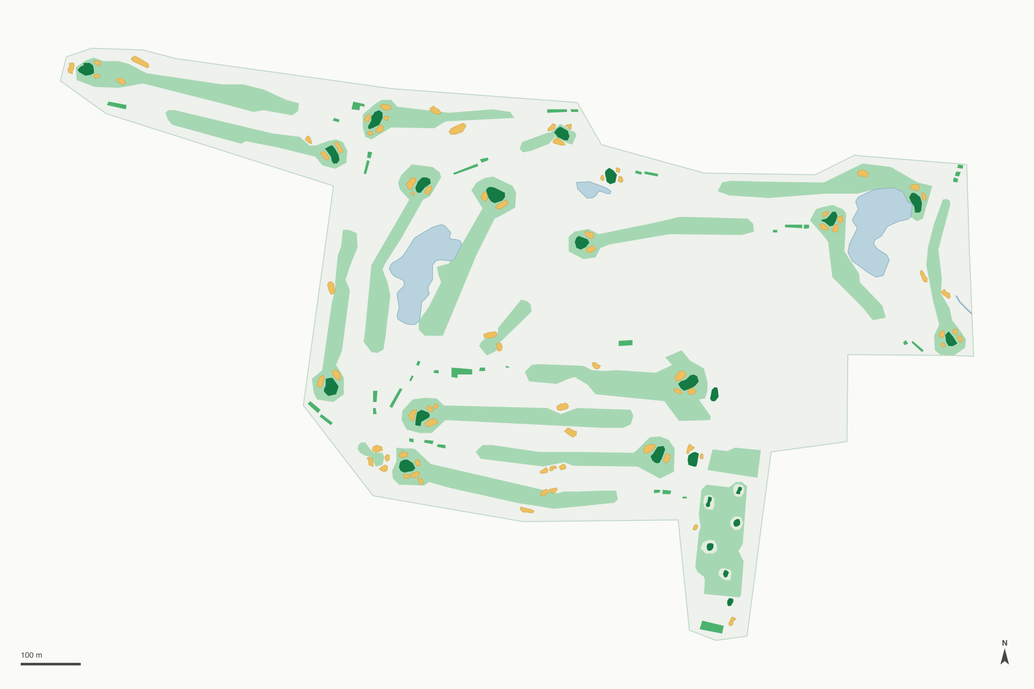 Map of Tucson Country Club