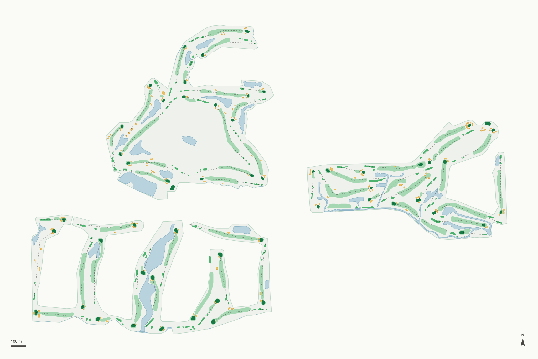 Map of Palm Aire Country Club