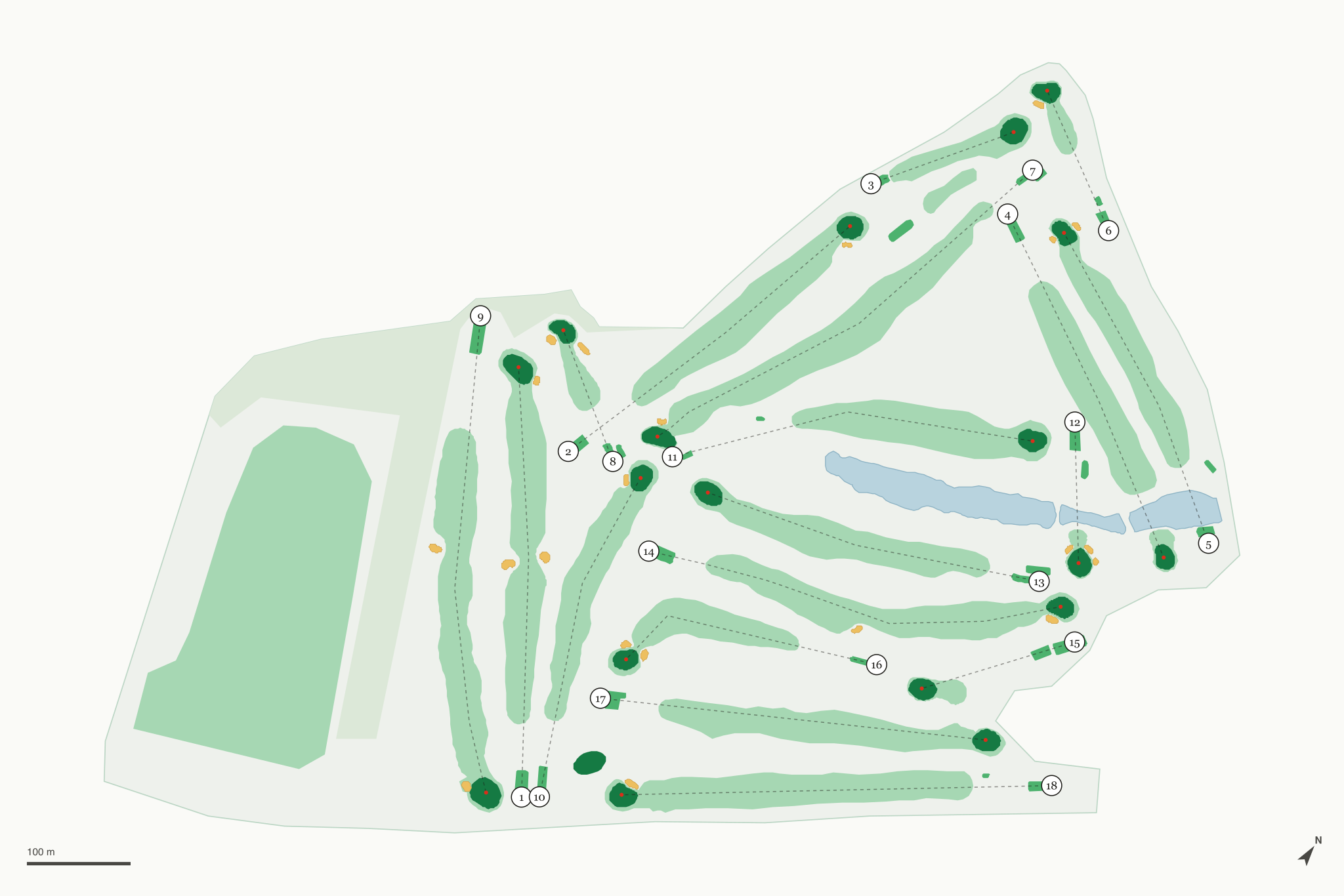 Map of Salem Golf Club