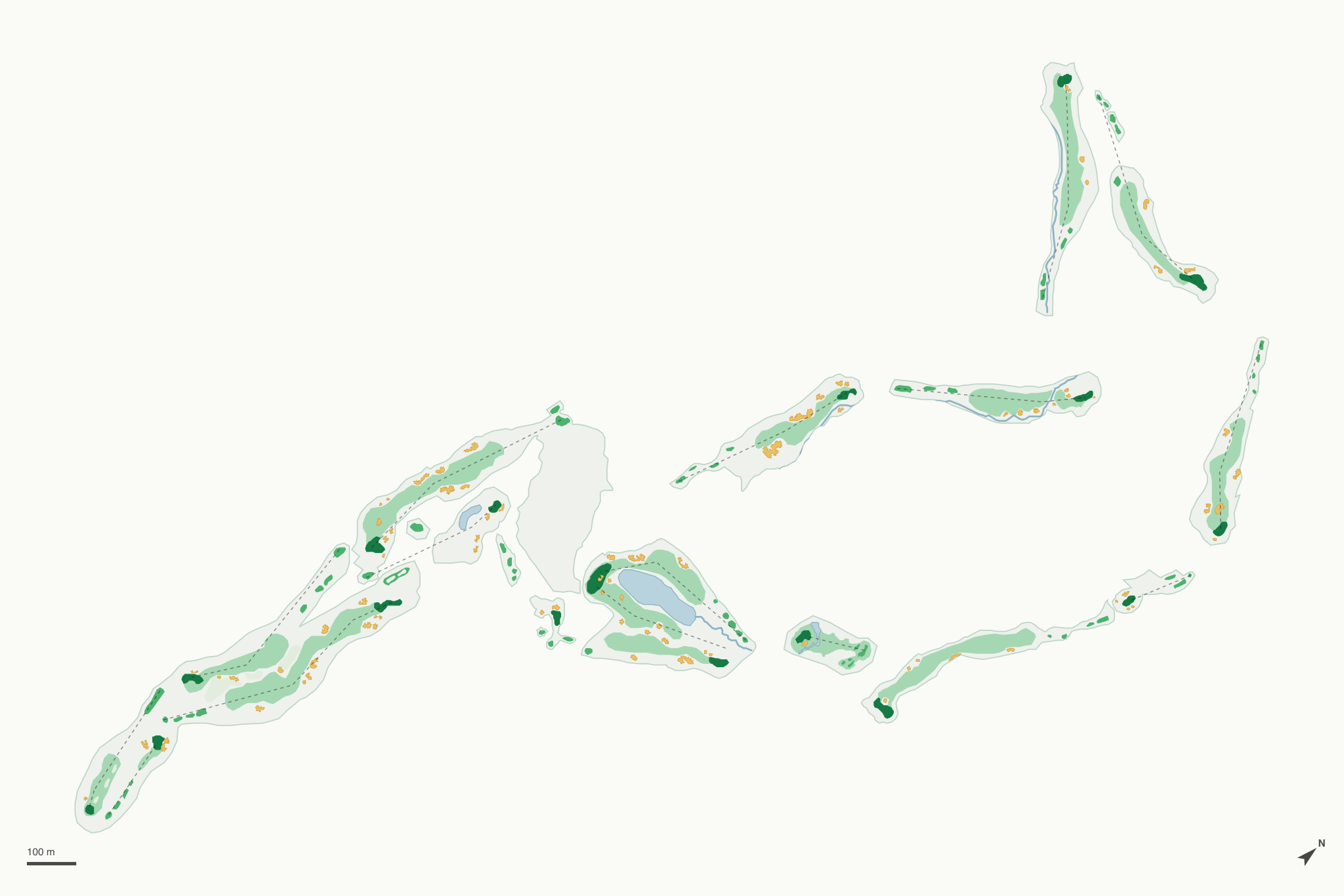 Map of Copper Rock Golf Course