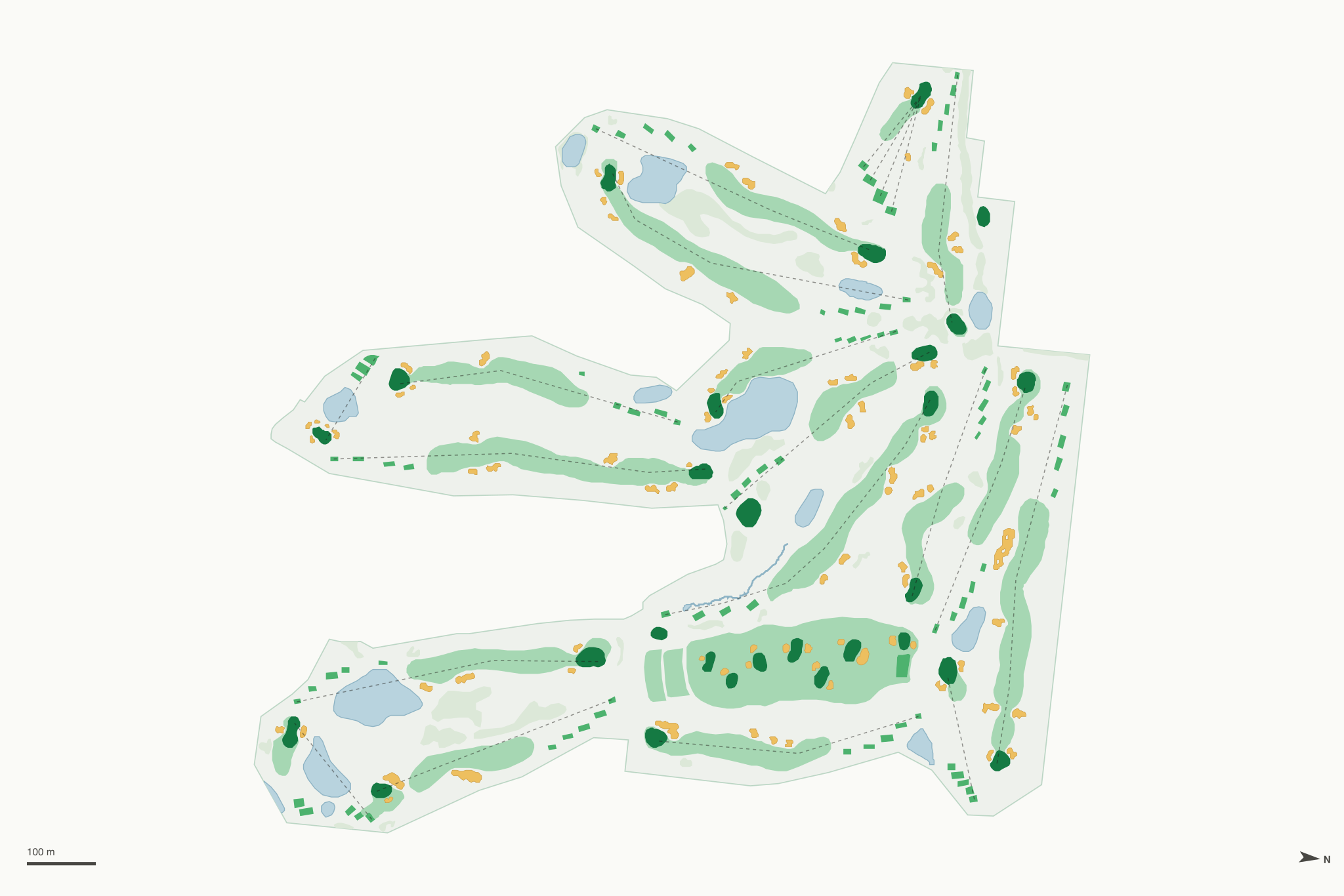 Map of Somerby Golf Club