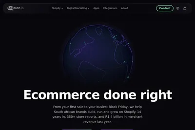 Screenshot of the AskMario homepage